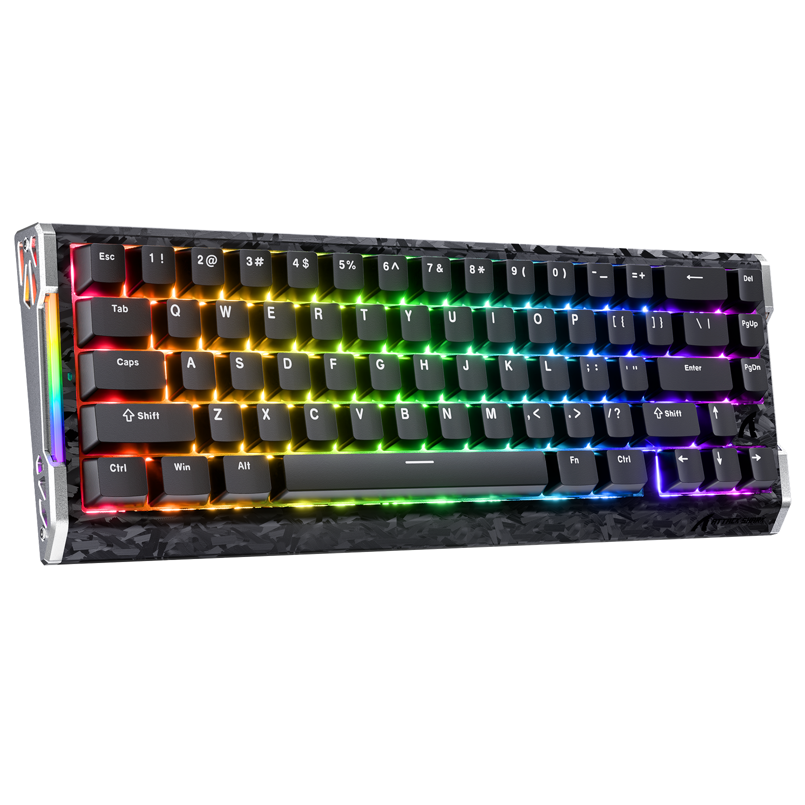 ATTACK SHARK R68 HE Tastiera Rapid Trigger in Fibra di Carbonio con Interruttore Magnetico