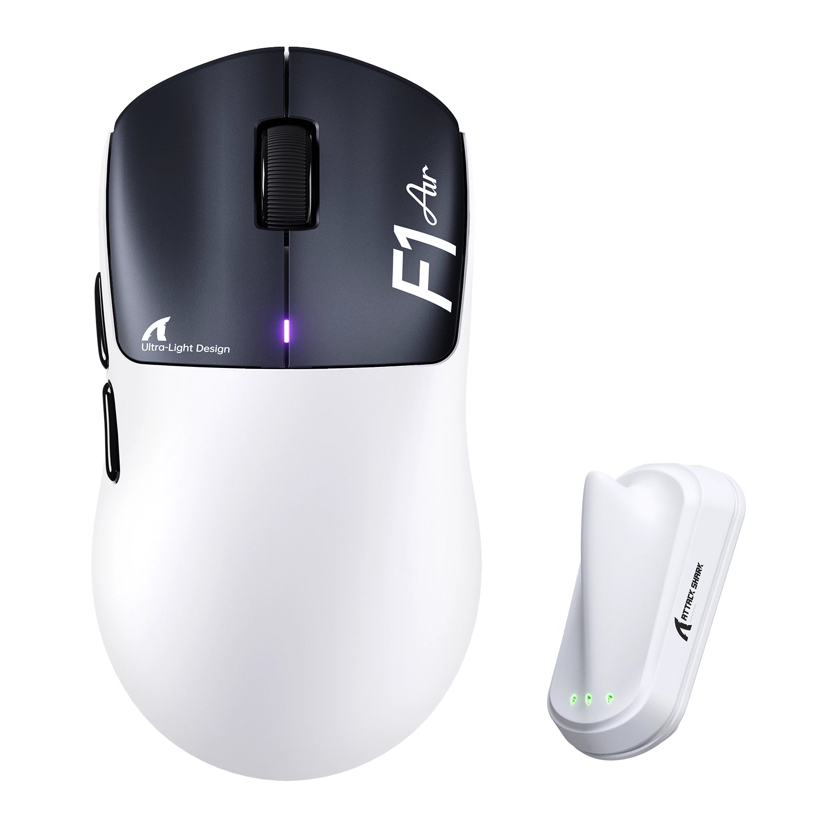 ATTACK SHARK F1 AIR 39 g Wireless PAW3955MAX Mouse da gaming
