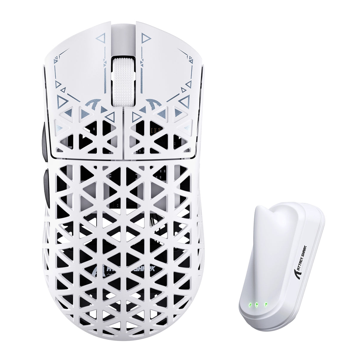 Mouse da gaming wireless 8K in fibra di carbonio ATTACK SHARK R5 TURBO