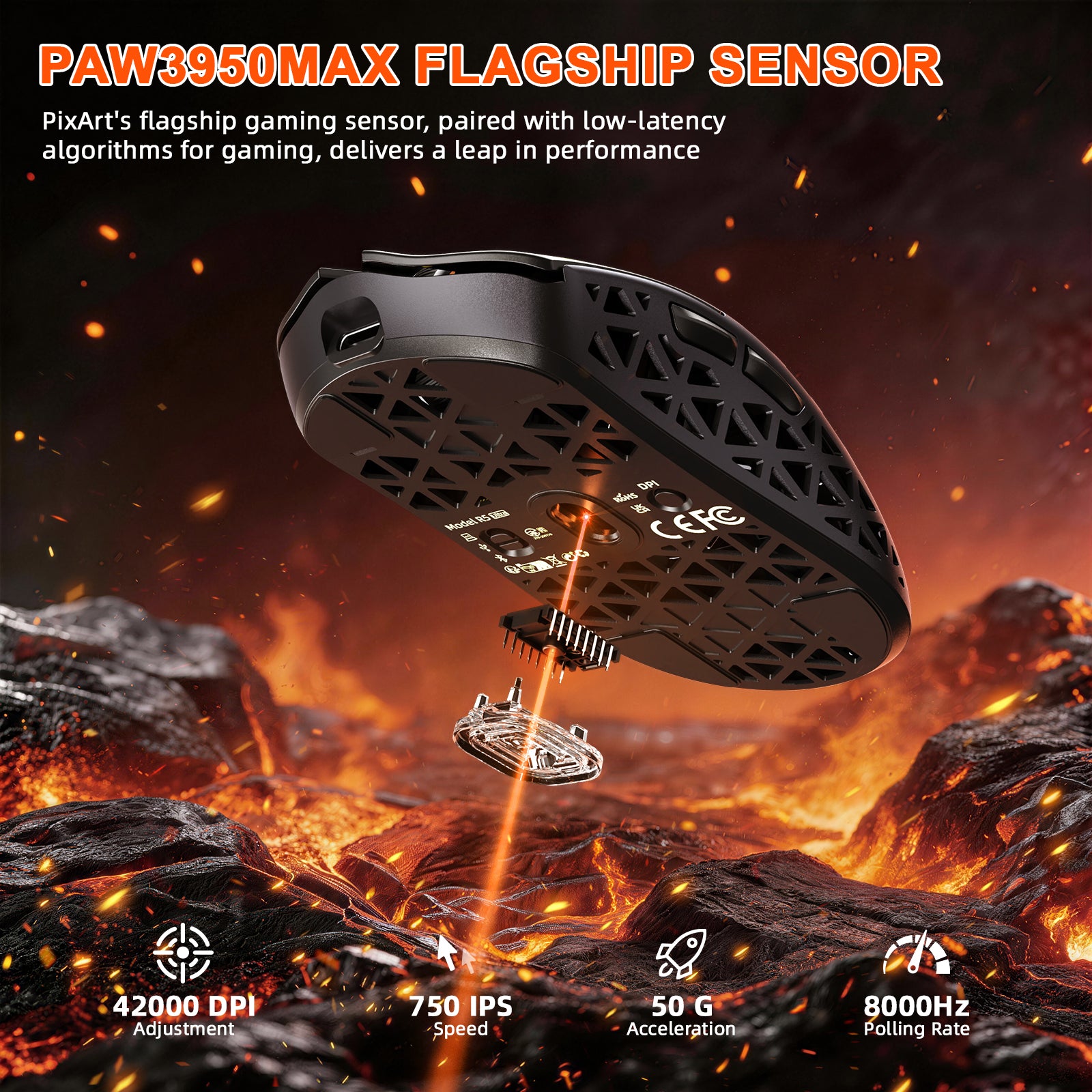 ATTACK SHARK R68 HE & R5 ULTRA Bundle Gaming in Fibra di Carbonio