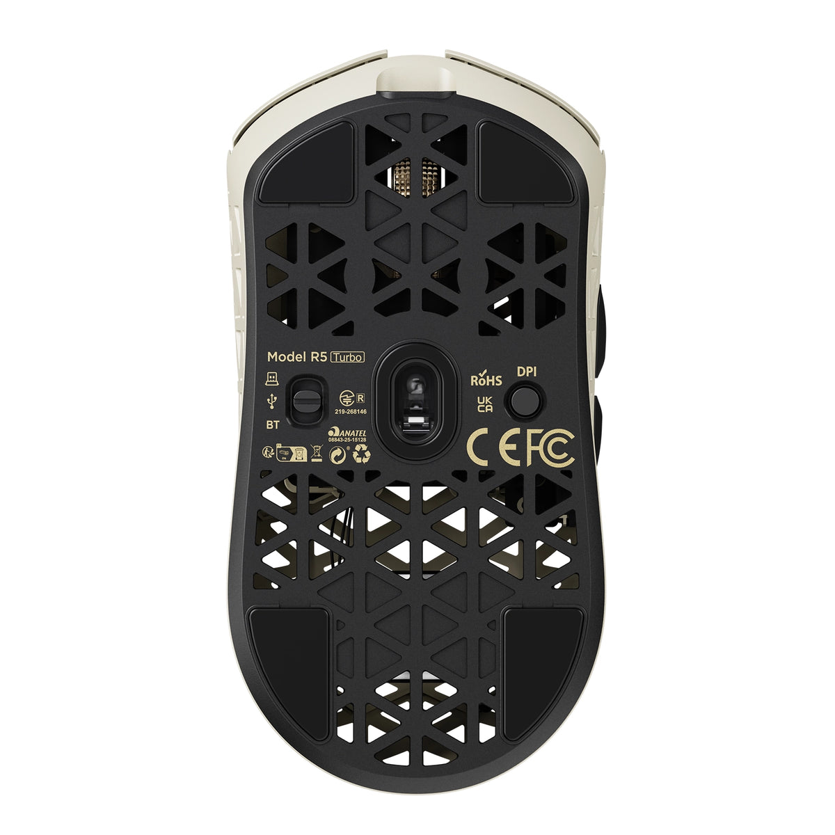 Mouse da gaming wireless 8K in fibra di carbonio ATTACK SHARK R5 TURBO