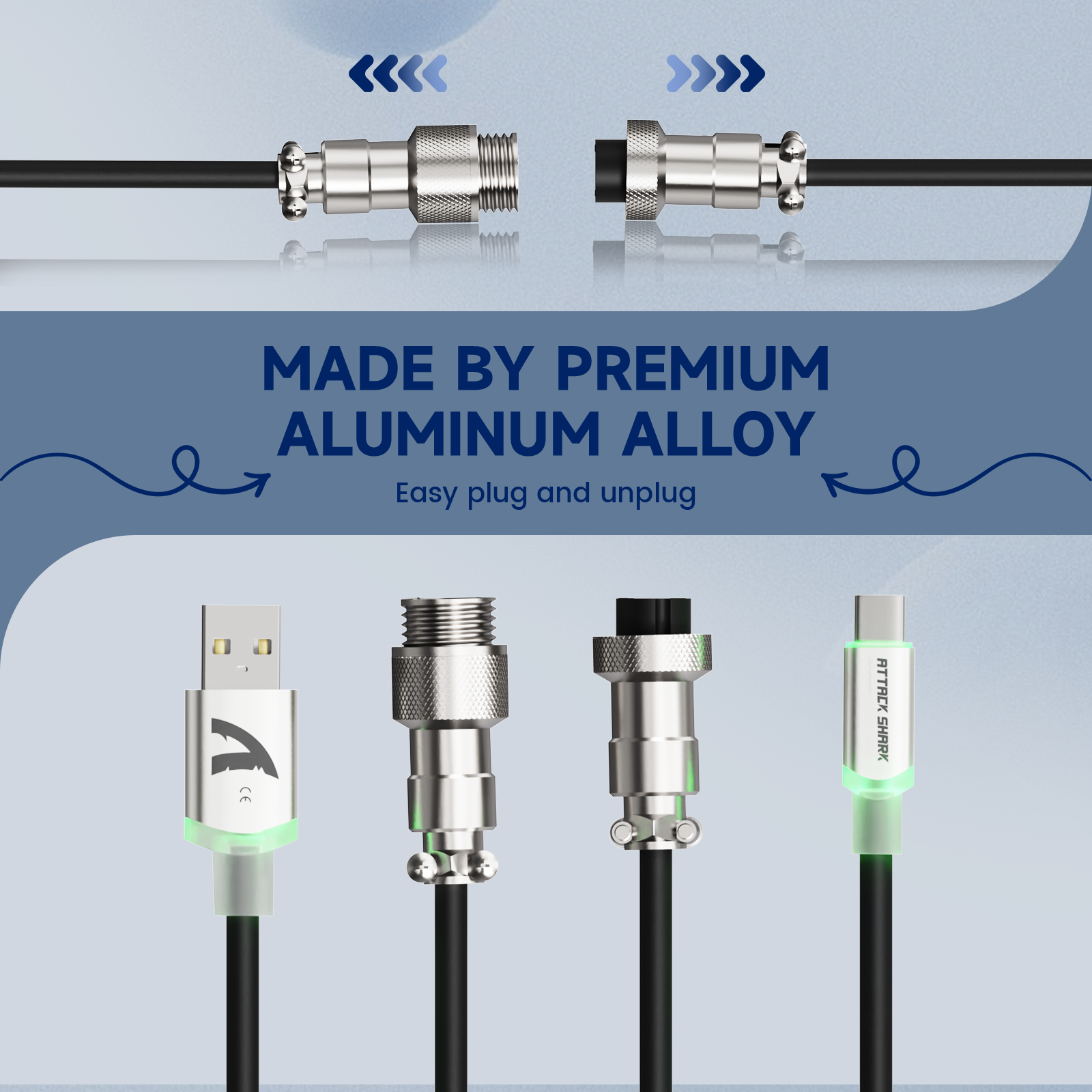 Tastiera Gaming Wireless ATTACK SHARK X87 ULTRA con Ricevitore da 8KHz e Cavo a Spirale RGB