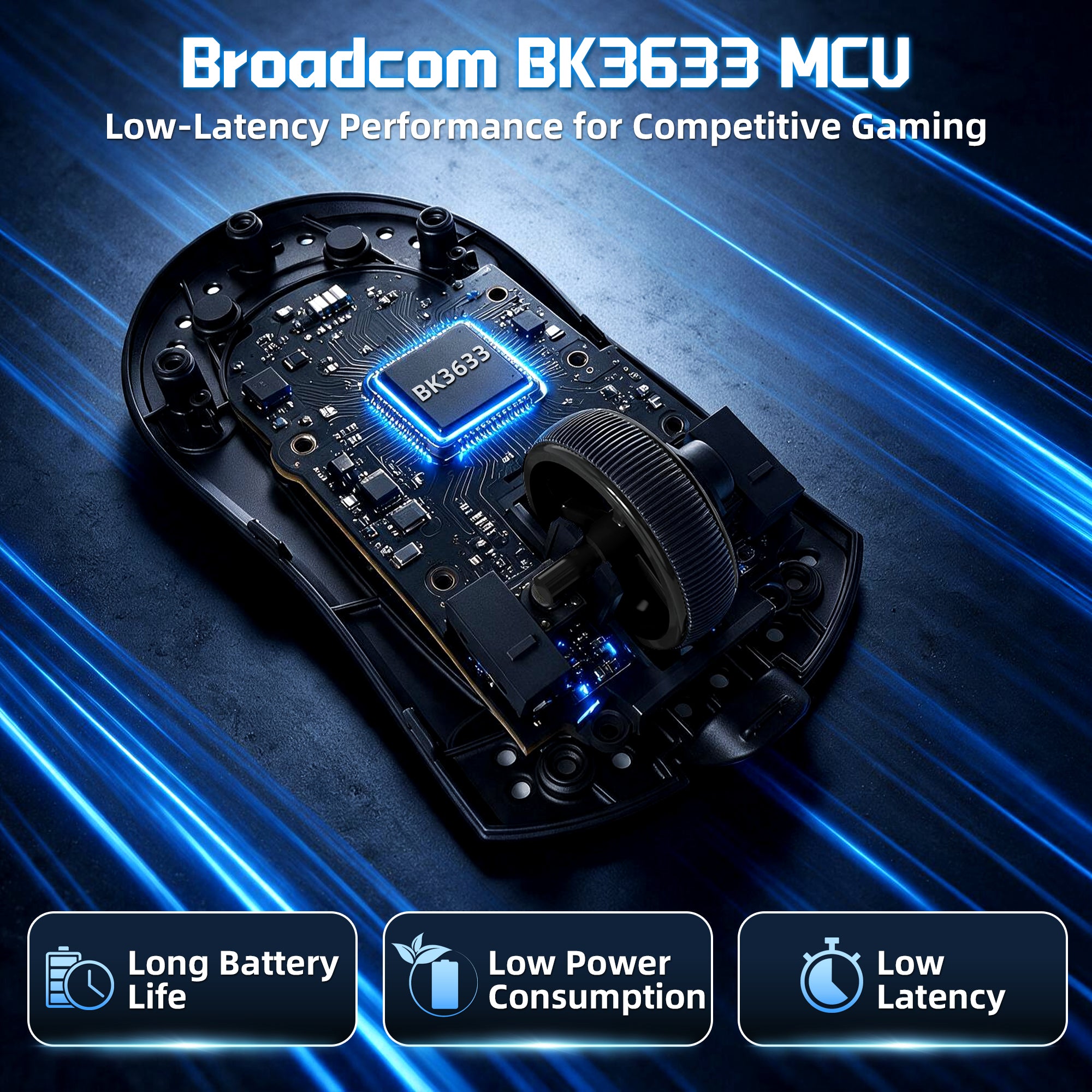 Mouse da gioco wireless ATTACK SHARK X11 PRO V2 con dock di ricarica e display TFT