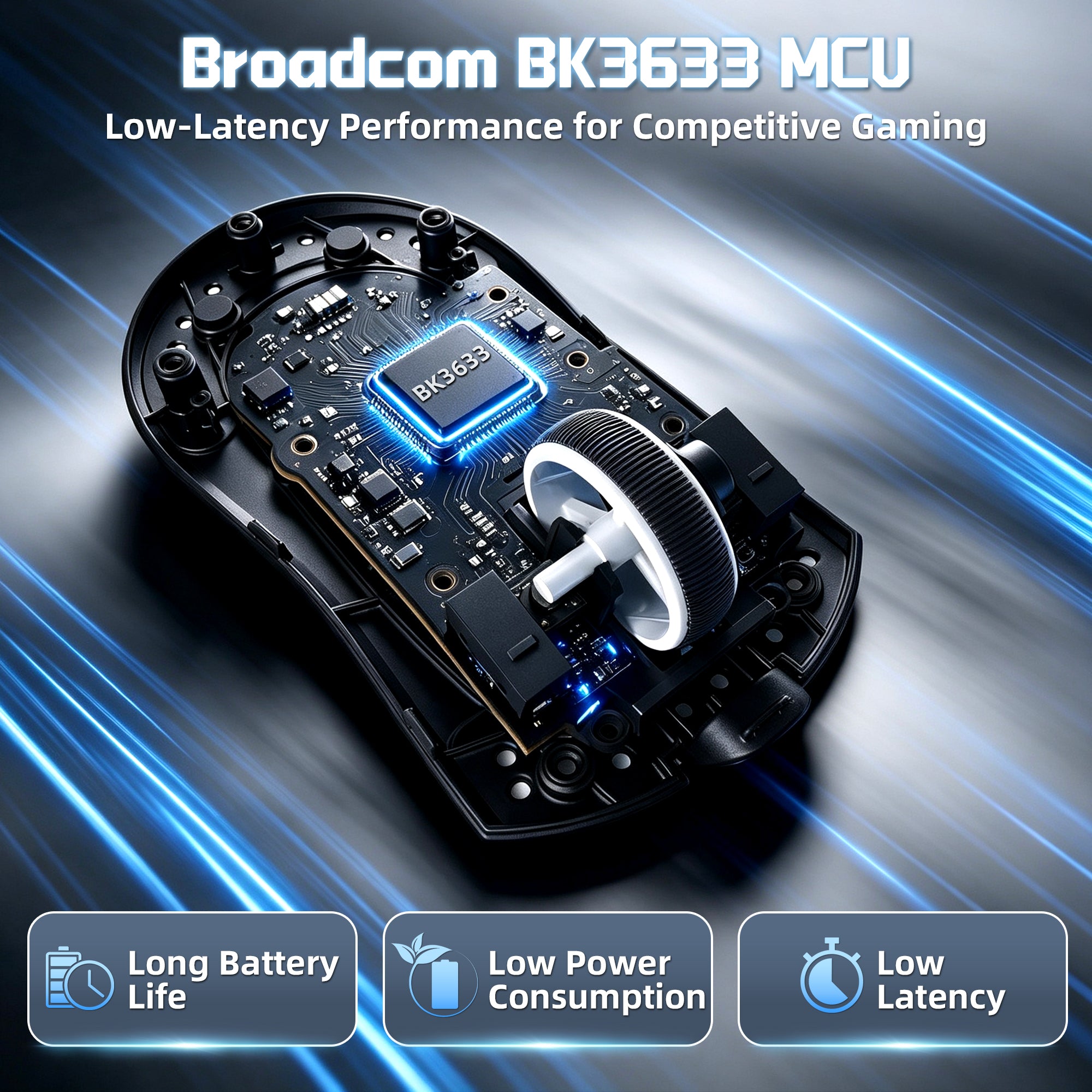 Mouse da gioco wireless ATTACK SHARK X11 PRO V2 con dock di ricarica e display TFT