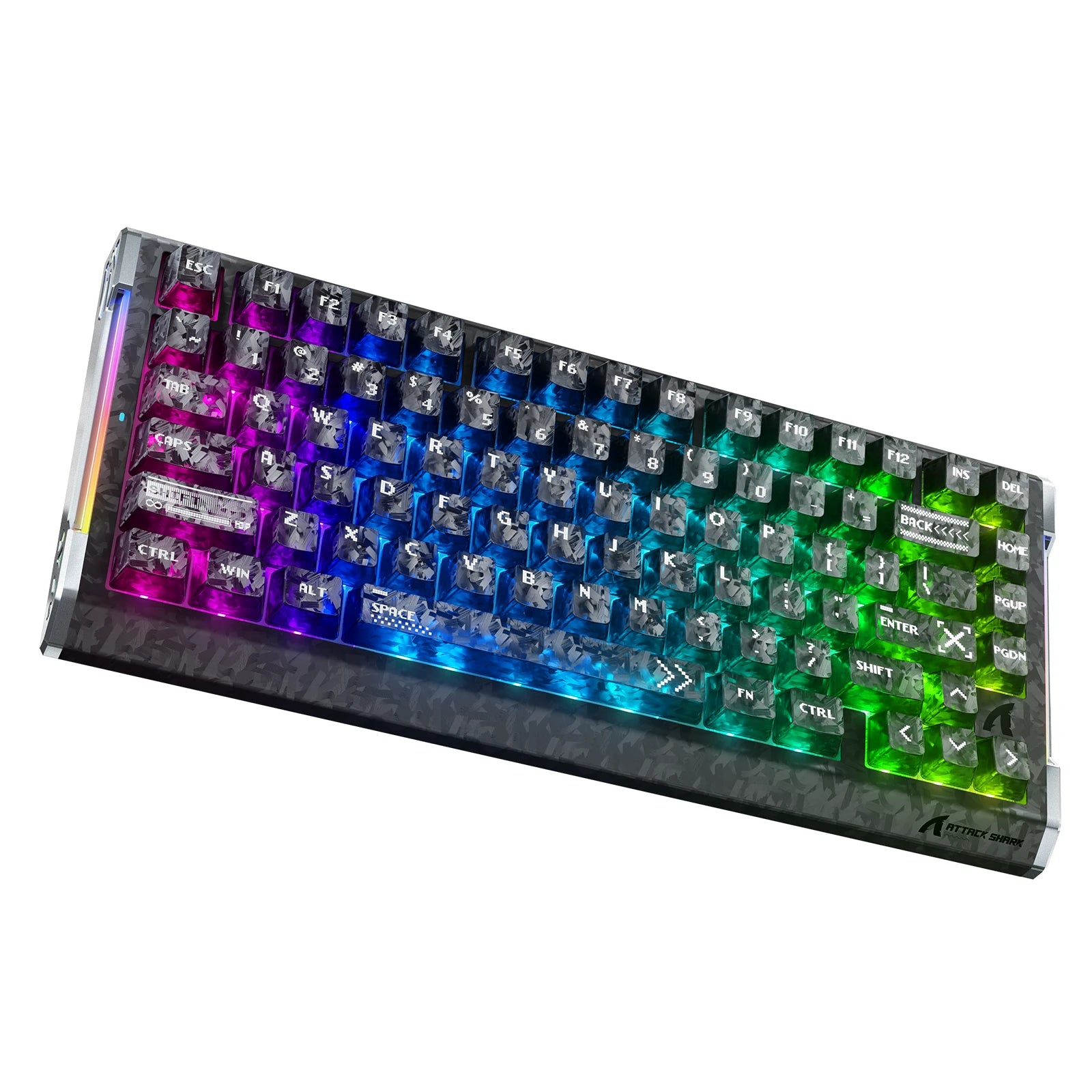 ATTACK SHARK R86 HE Tastiera con trigger rapido in fibra di carbonio e switch magnetici
