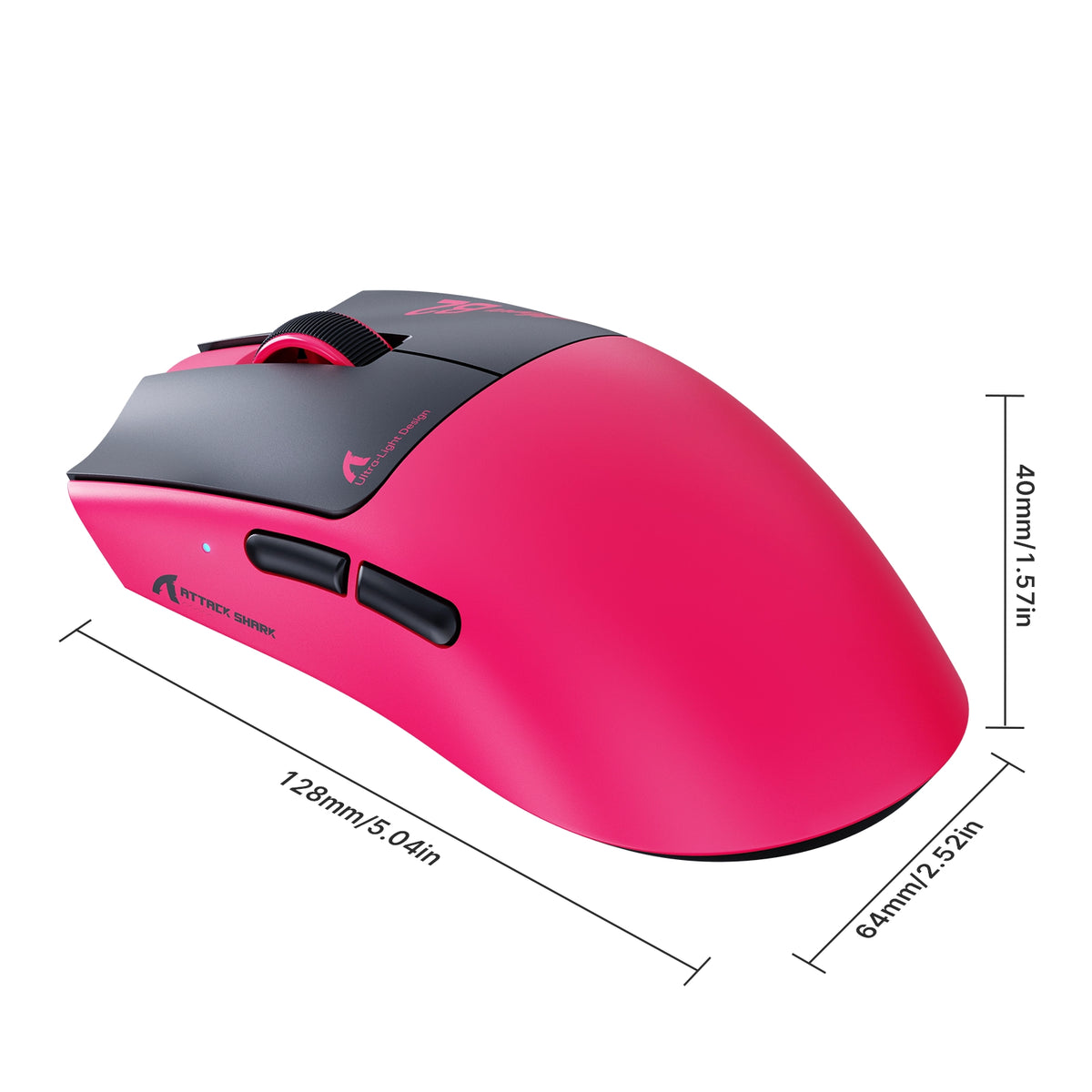 ATTACK SHARK MEGA B2 TMR Mouse da gaming wireless magnetico
