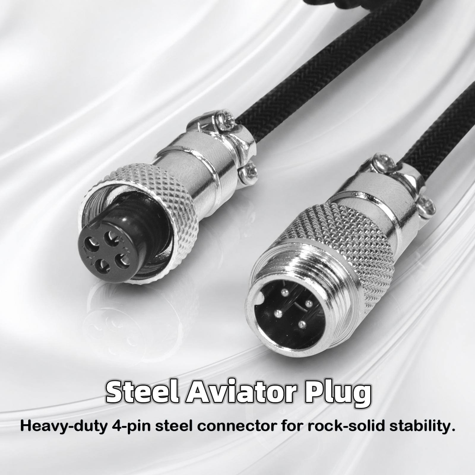 ATTACK SHARK C01ULTIMATE Cavo a spirale per tastiera magnetica 8KHz