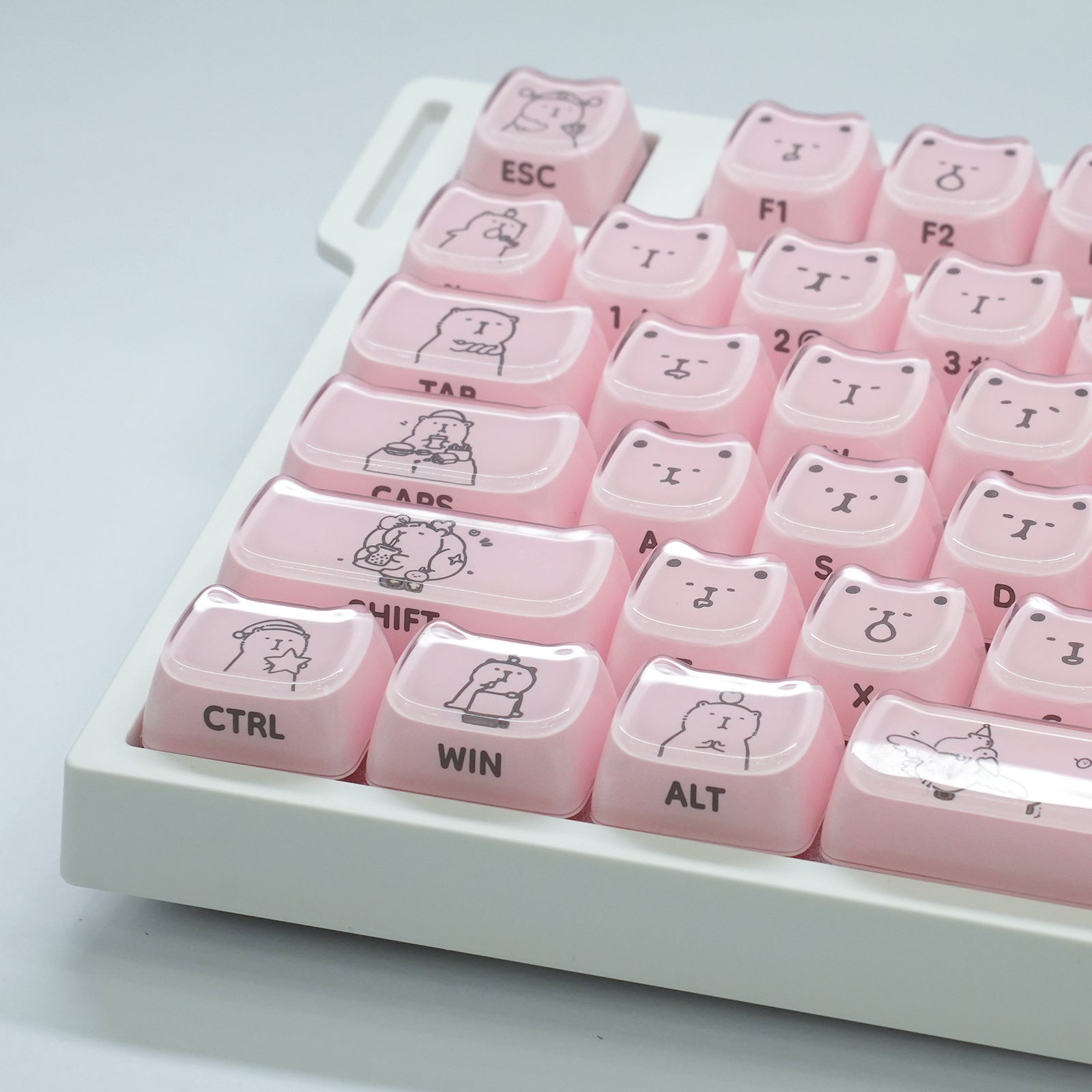 ATTACK SHARK SK05 118/119 tasti, keycap PBT, MOA, ANSI