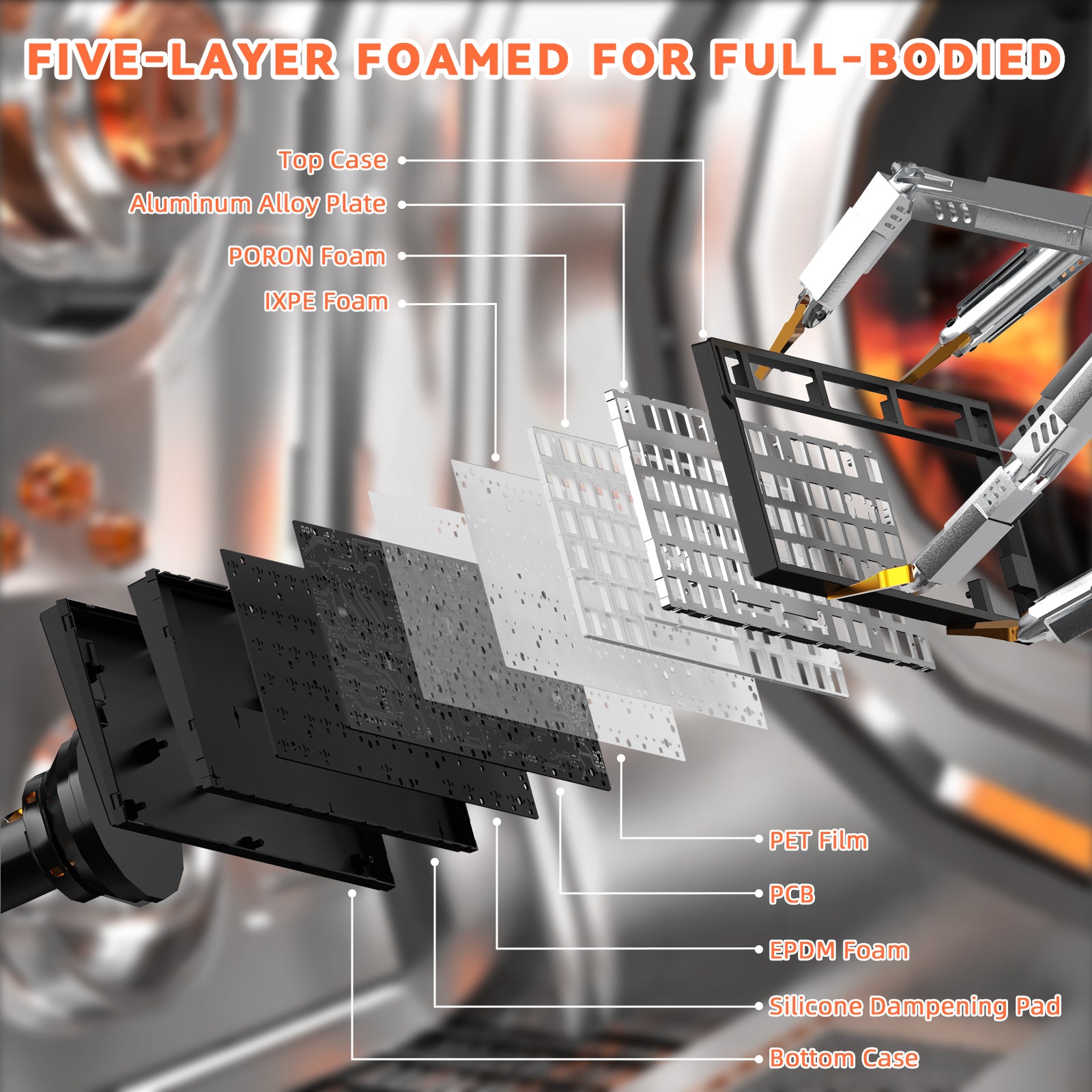 ATTACK SHARK R82 HE Tastiera Rapid Trigger con switch magnetici e RT da 0,005 mm