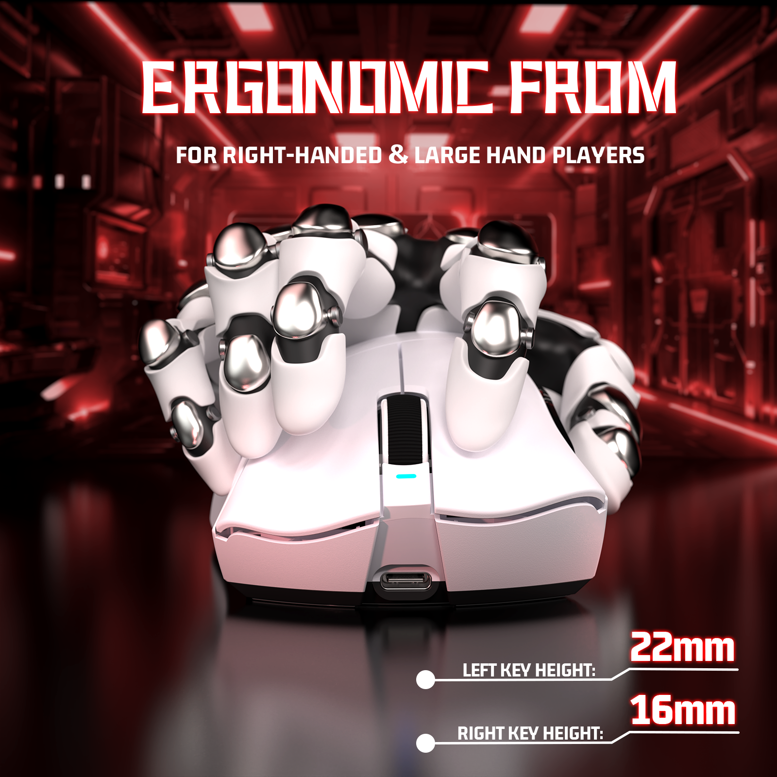 ATTACK SHARK V3 Mouse da Gioco Tri-Mode Ultra-Leggero