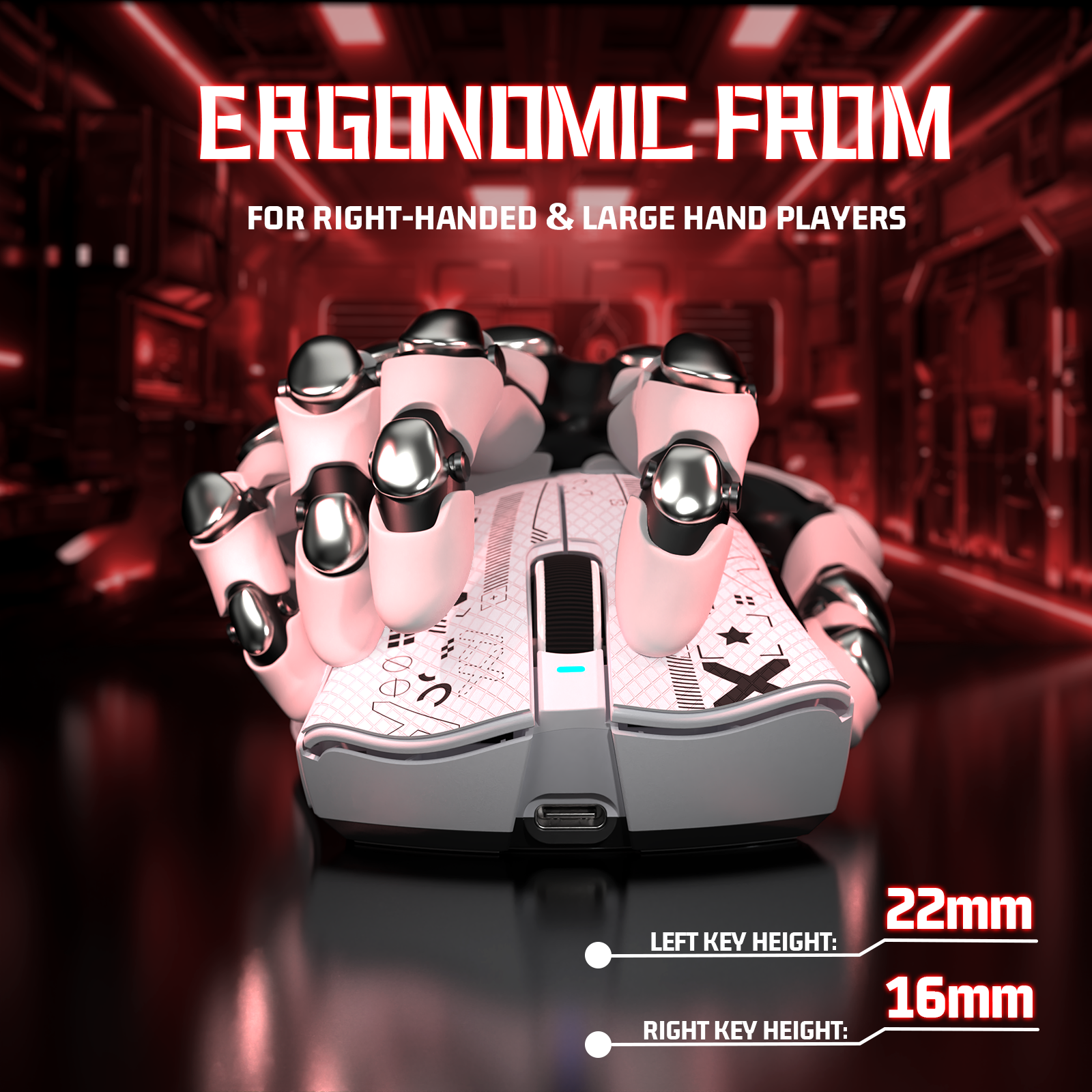 ATTACK SHARK V3 Mouse da Gioco Tri-Mode Ultra-Leggero