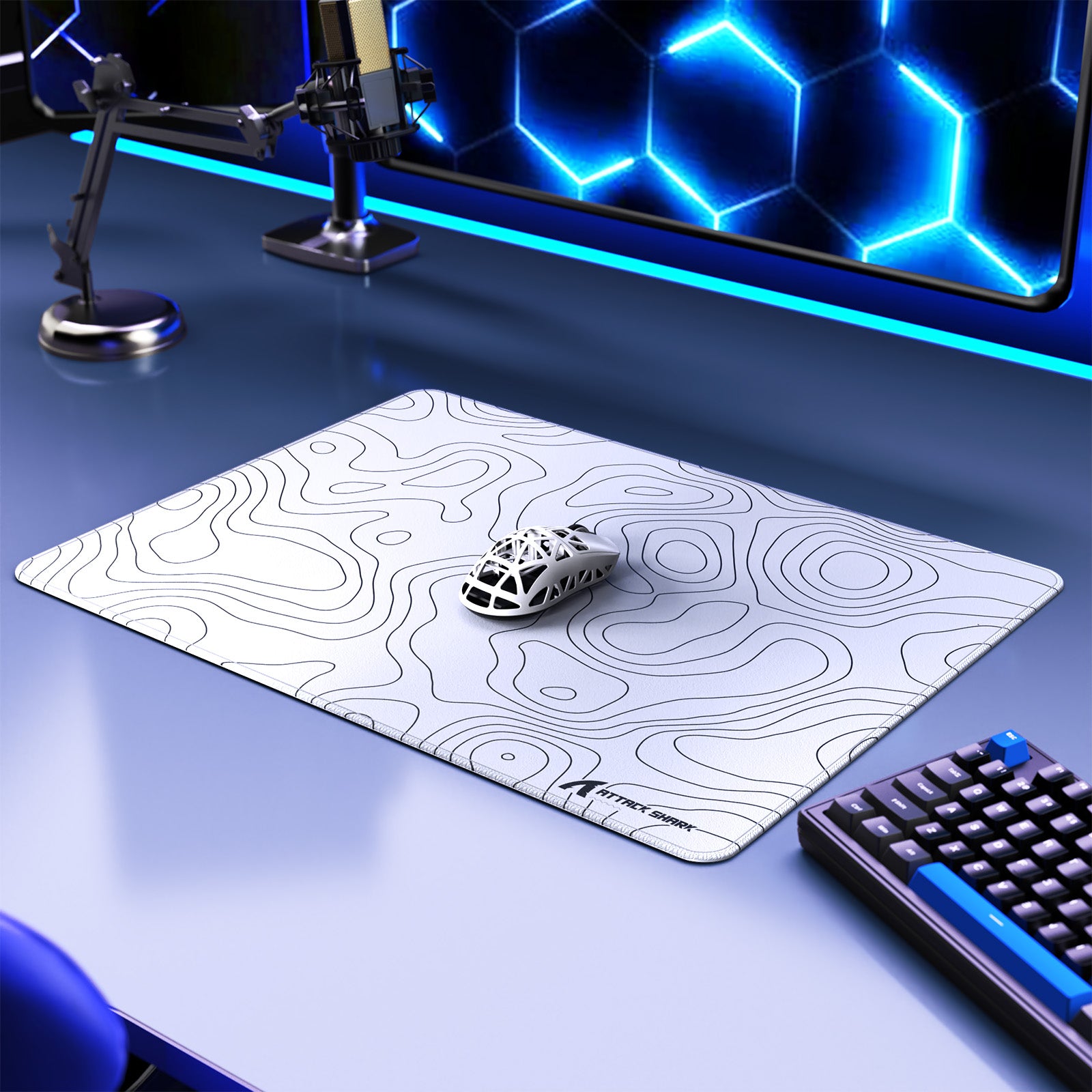 ATTACK SHARK CM02SE Mousepad da gioco eSport (410x310x4 MM)