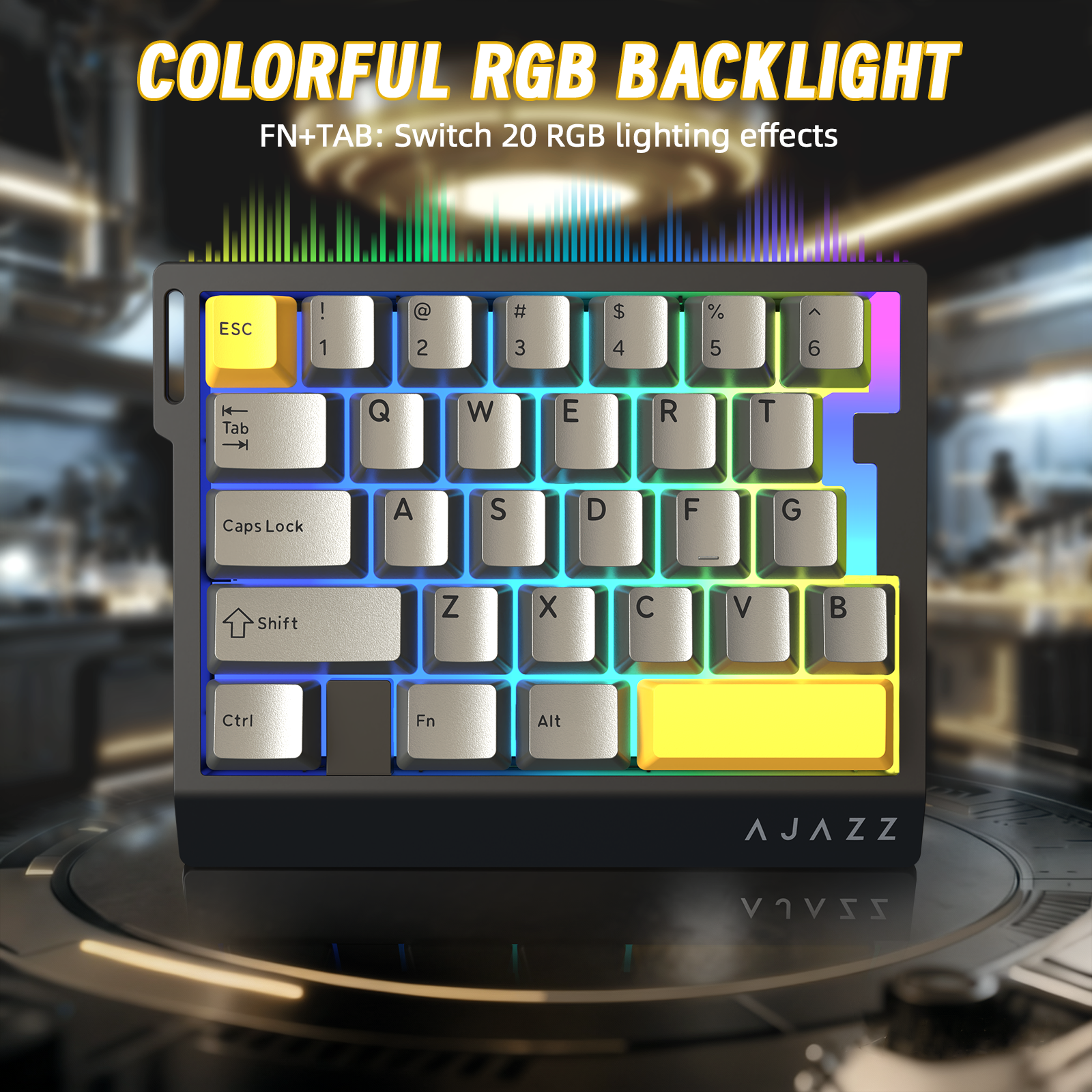 ATTACK SHARK X AJAZZ AK029 Tastiera da Gioco Cablate Monomanuale