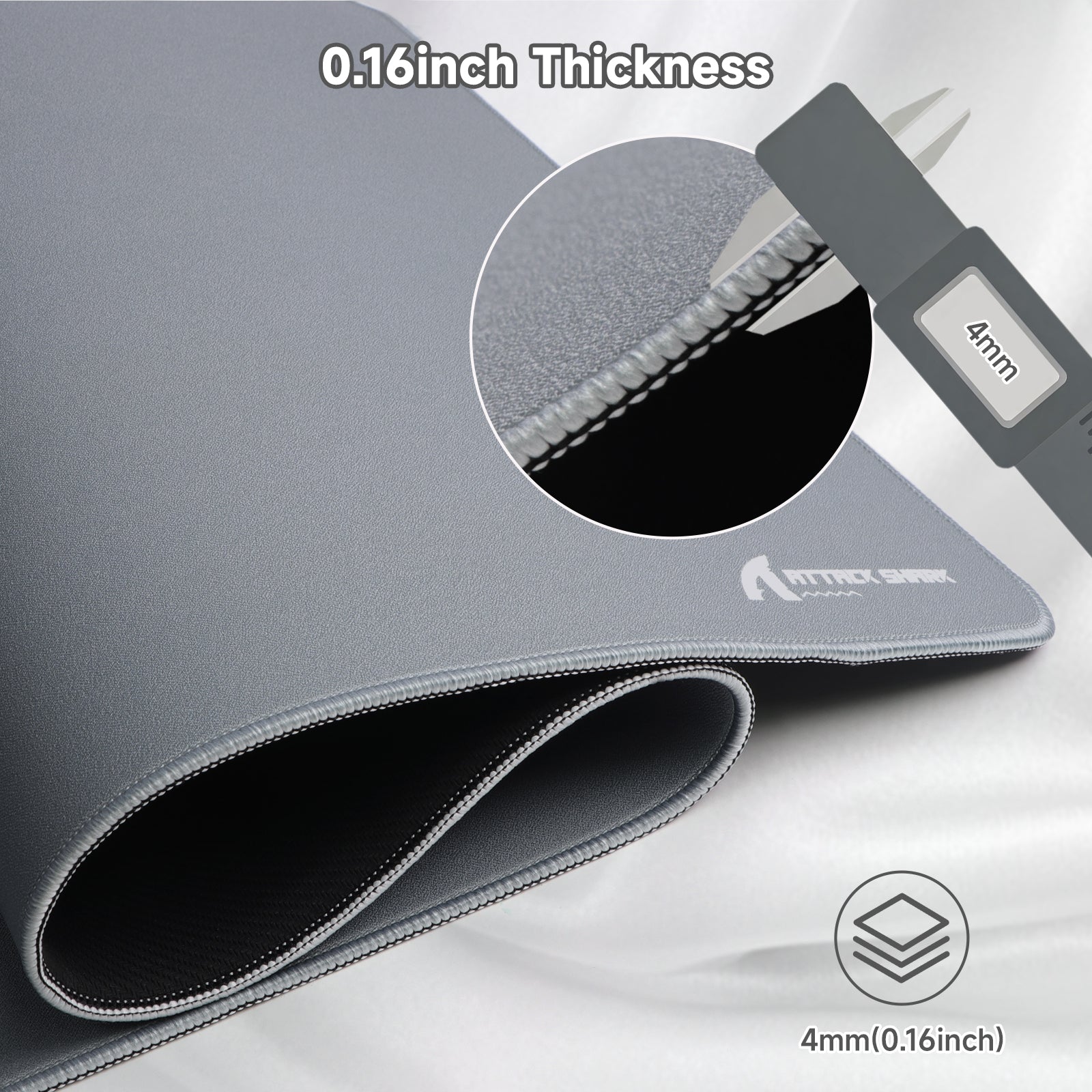 ATTACK SHARK CM02PRO Mousepad da gioco eSport (900x400x4 MM)