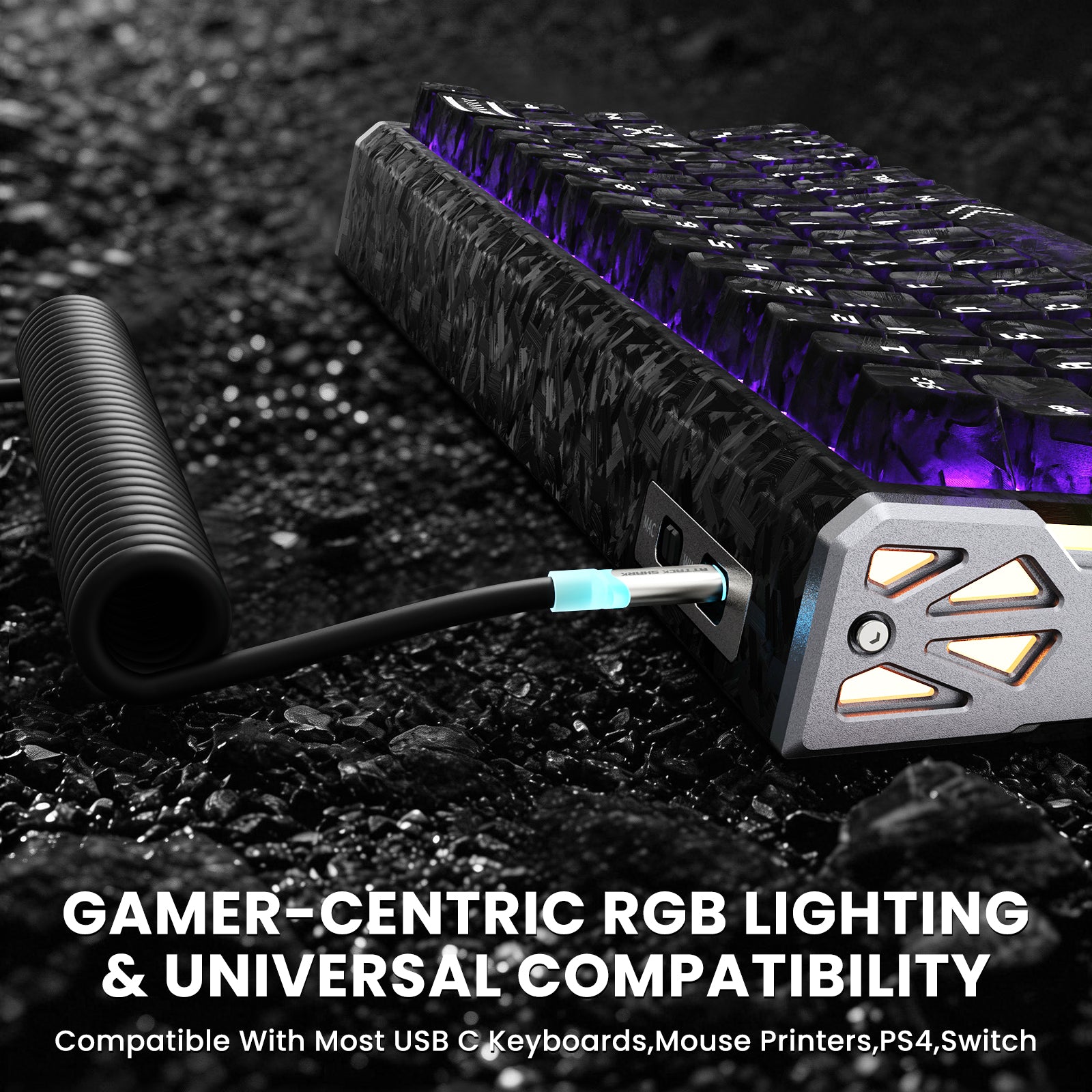 ATTACK SHARK R68 HE & X11 ULTRA Bundle Gaming in Fibra di Carbonio con Cavo Avvolto C01 ULTRA