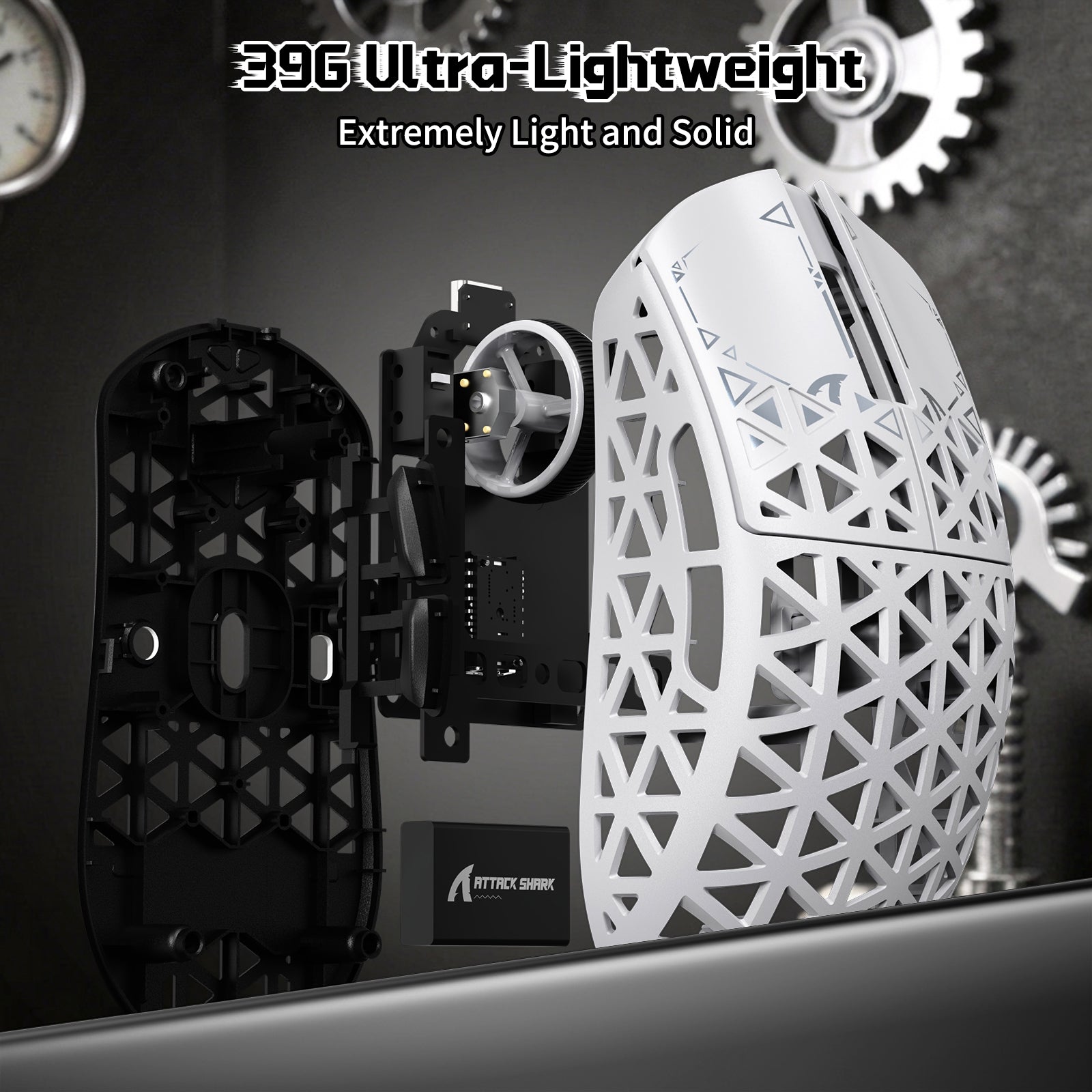 ATTACK SHARK R68 HE & R5 ULTRA Bundle Gaming in Fibra di Carbonio con Cavo Avvolto C01 ULTRA
