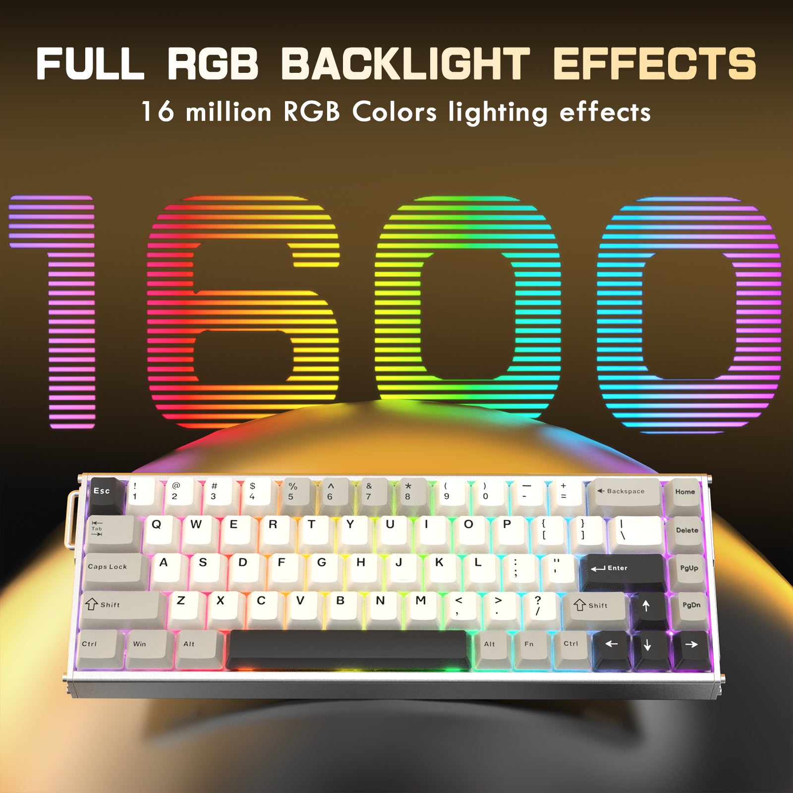 ATTACK SHARK X68MAX HE Tastiera CNC in Alluminio Rapid Trigger con Switch Magnetico e Cavo a Molla RGB C01Ultra