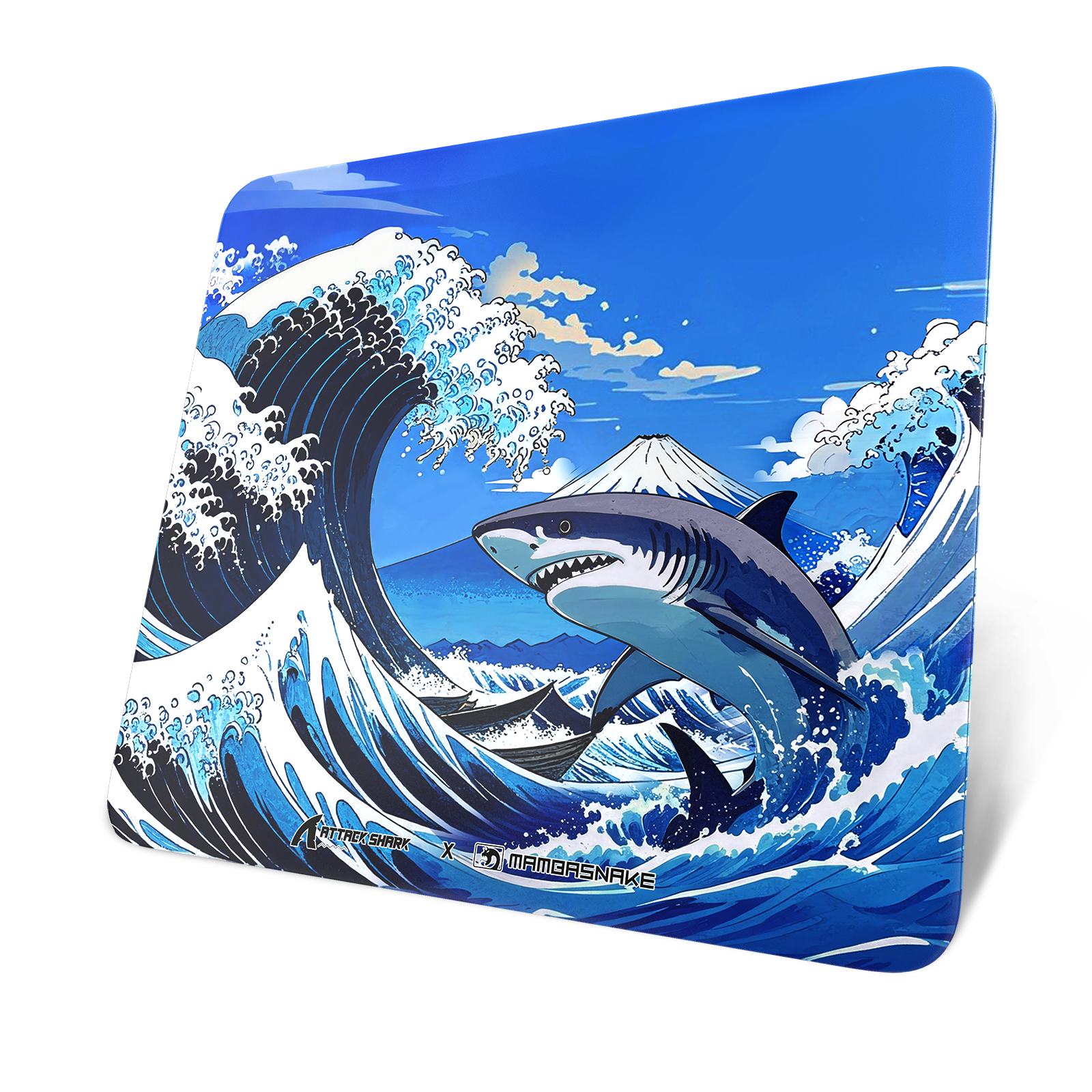 ATTACK SHARK CM05 Tappetino Gaming in Vetro Temperato