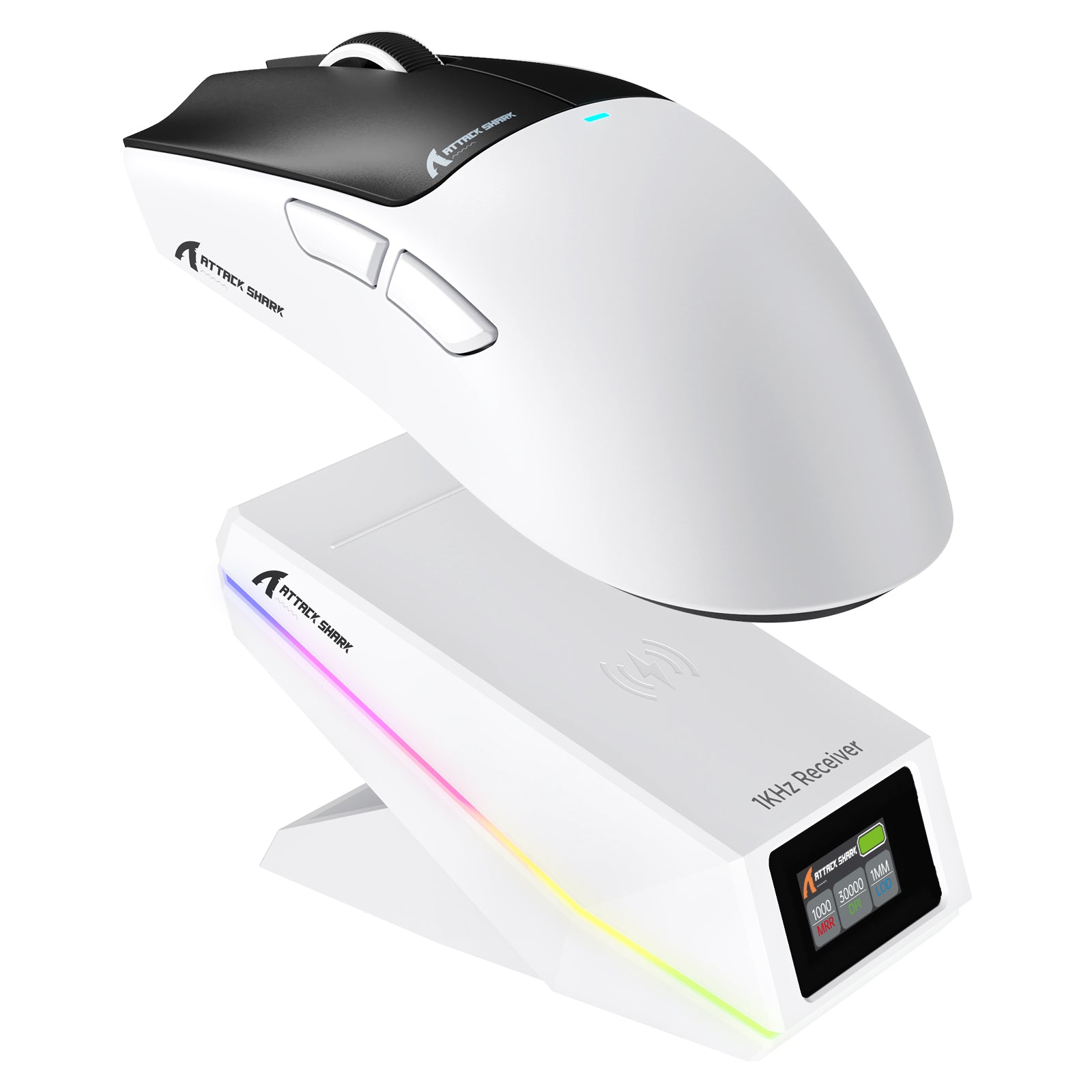 Mouse da gioco wireless ATTACK SHARK X11 PRO V2 con dock di ricarica e display TFT