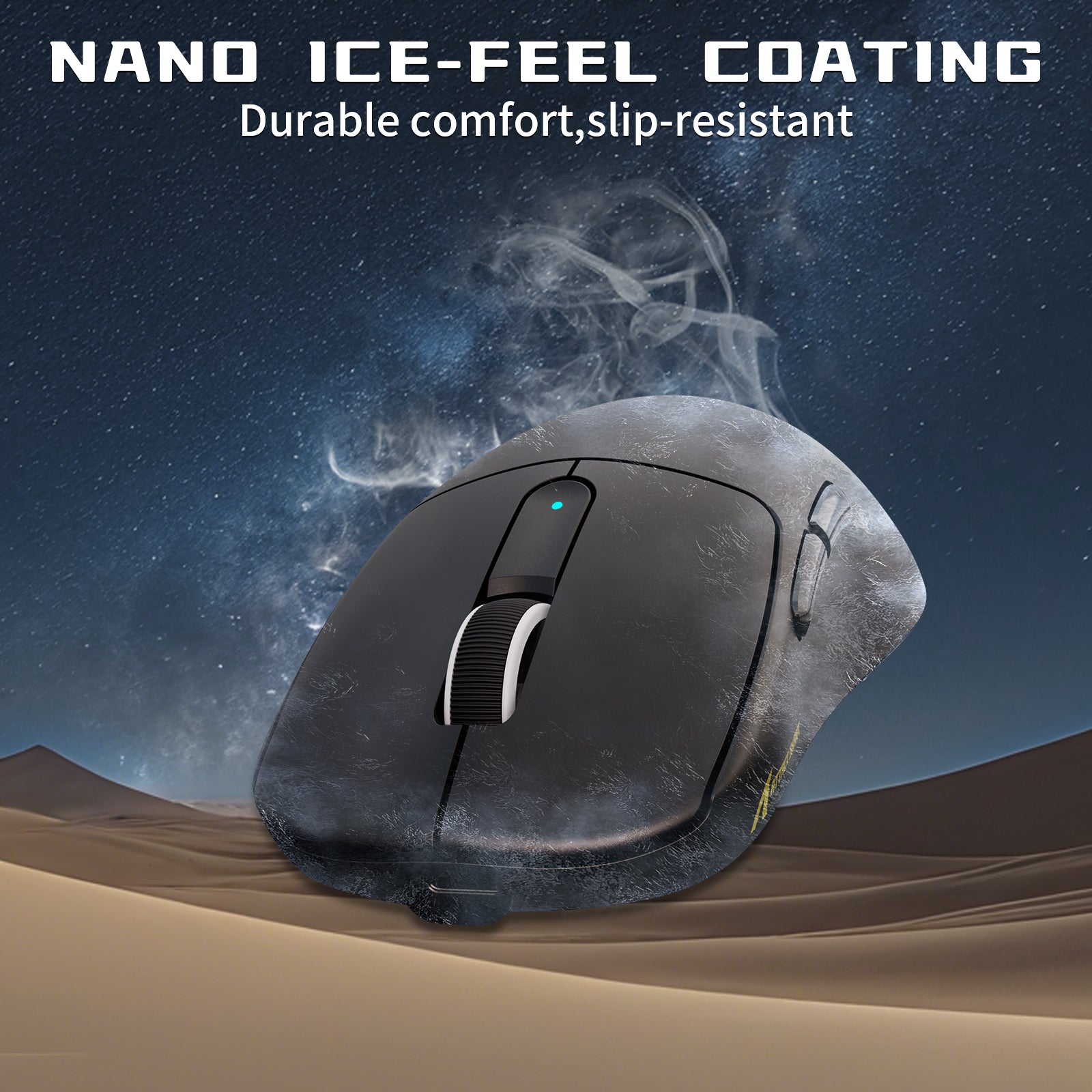 ATTACK SHARK V5 Mouse da Gioco Wireless 8KHz PAW3950MAX con Cavo C06 Ultra