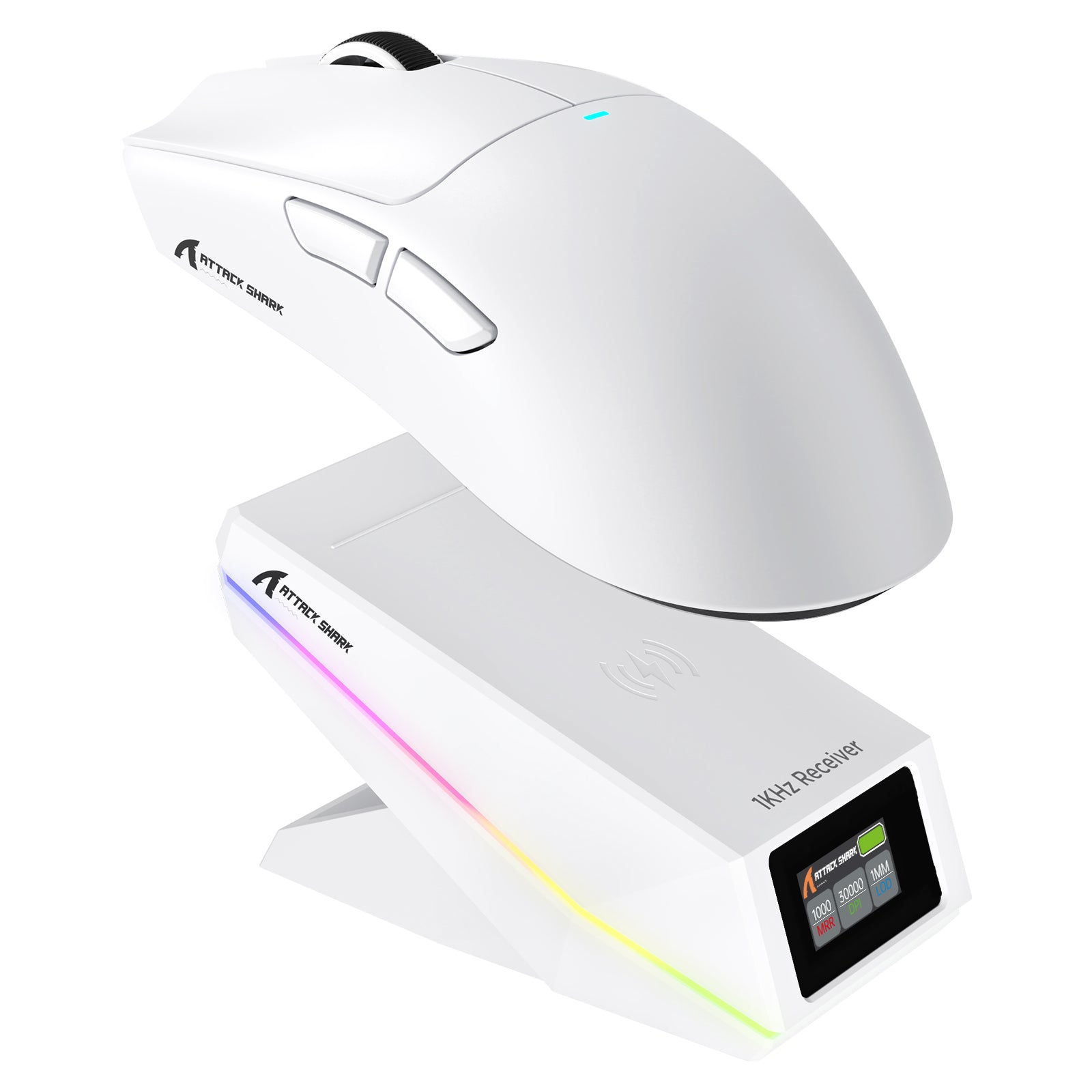 Mouse da gioco wireless ATTACK SHARK X11 PRO V2 con dock di ricarica e display TFT