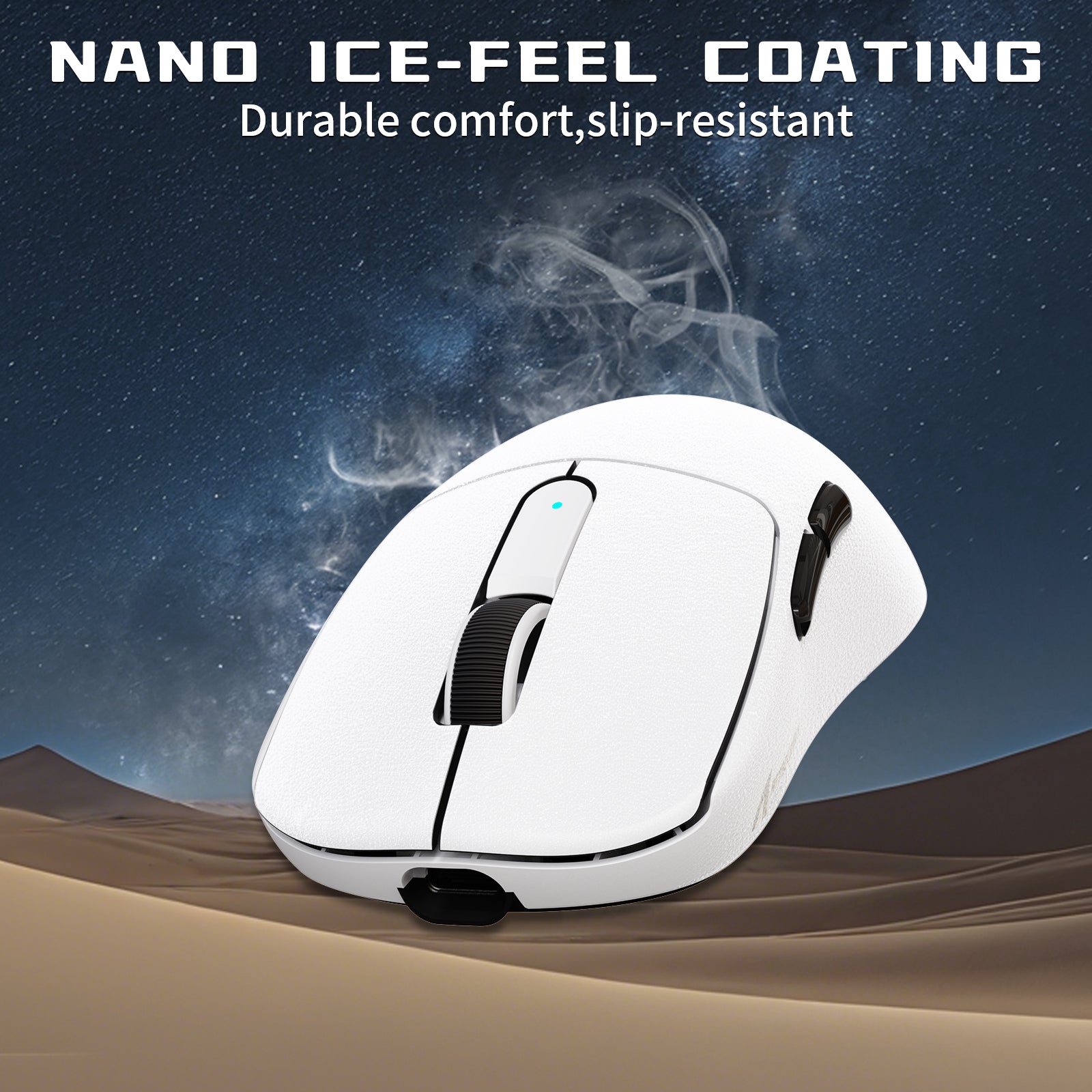 ATTACK SHARK V5 Mouse da Gioco Wireless 8KHz PAW3950MAX con Cavo C06 Ultra