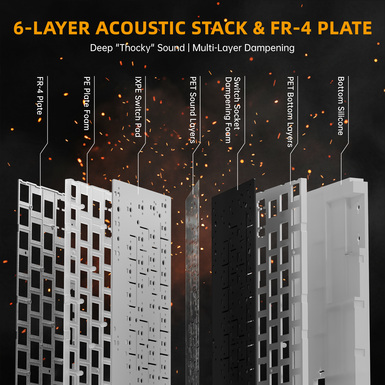 ATTACK SHARK R68 HE & R11 ULTRA Pacchetto Gaming in Fibra di Carbonio