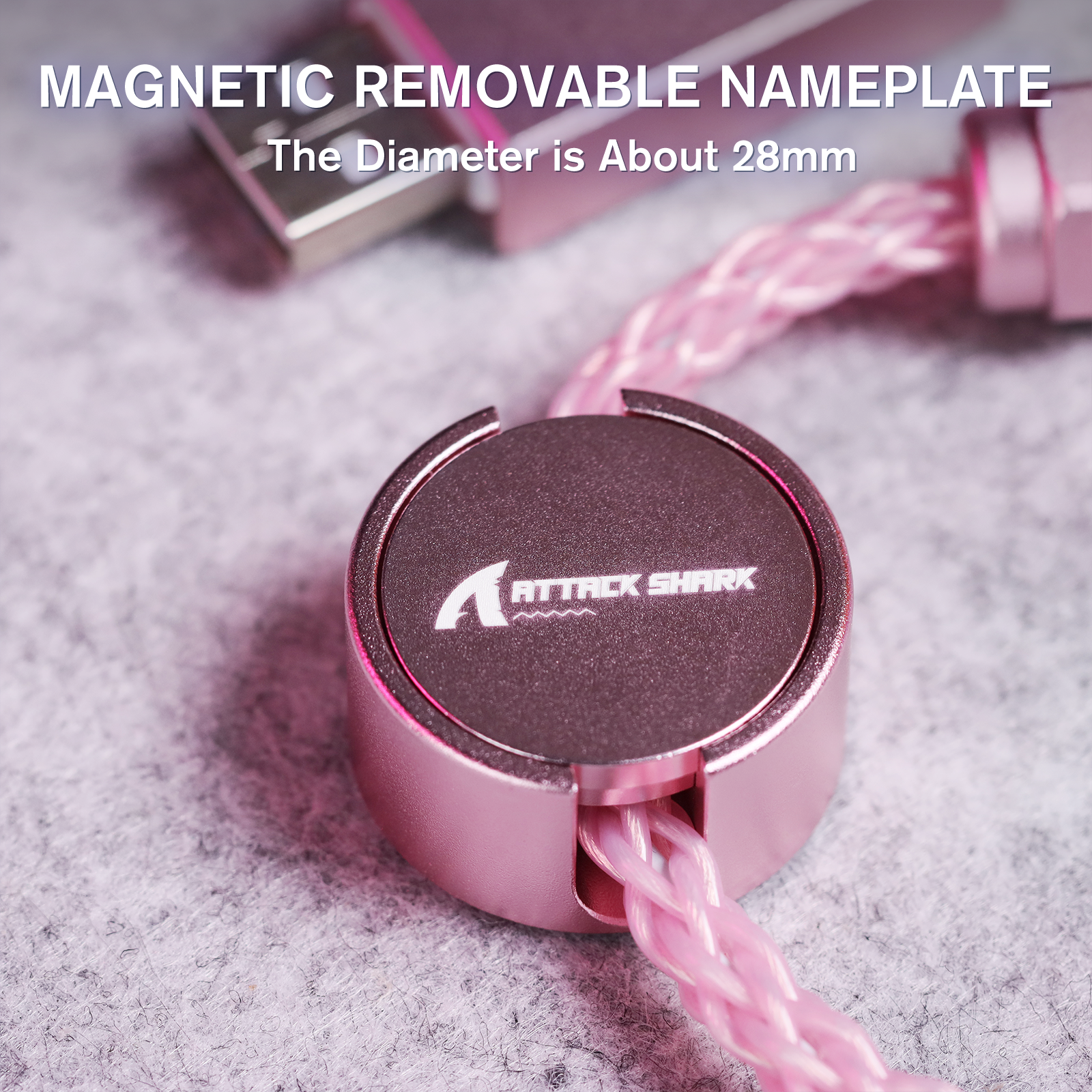 ATTACK SHARK C07 Cavo Aviator Personalizzato per Tastiera Magnetica 8KHz