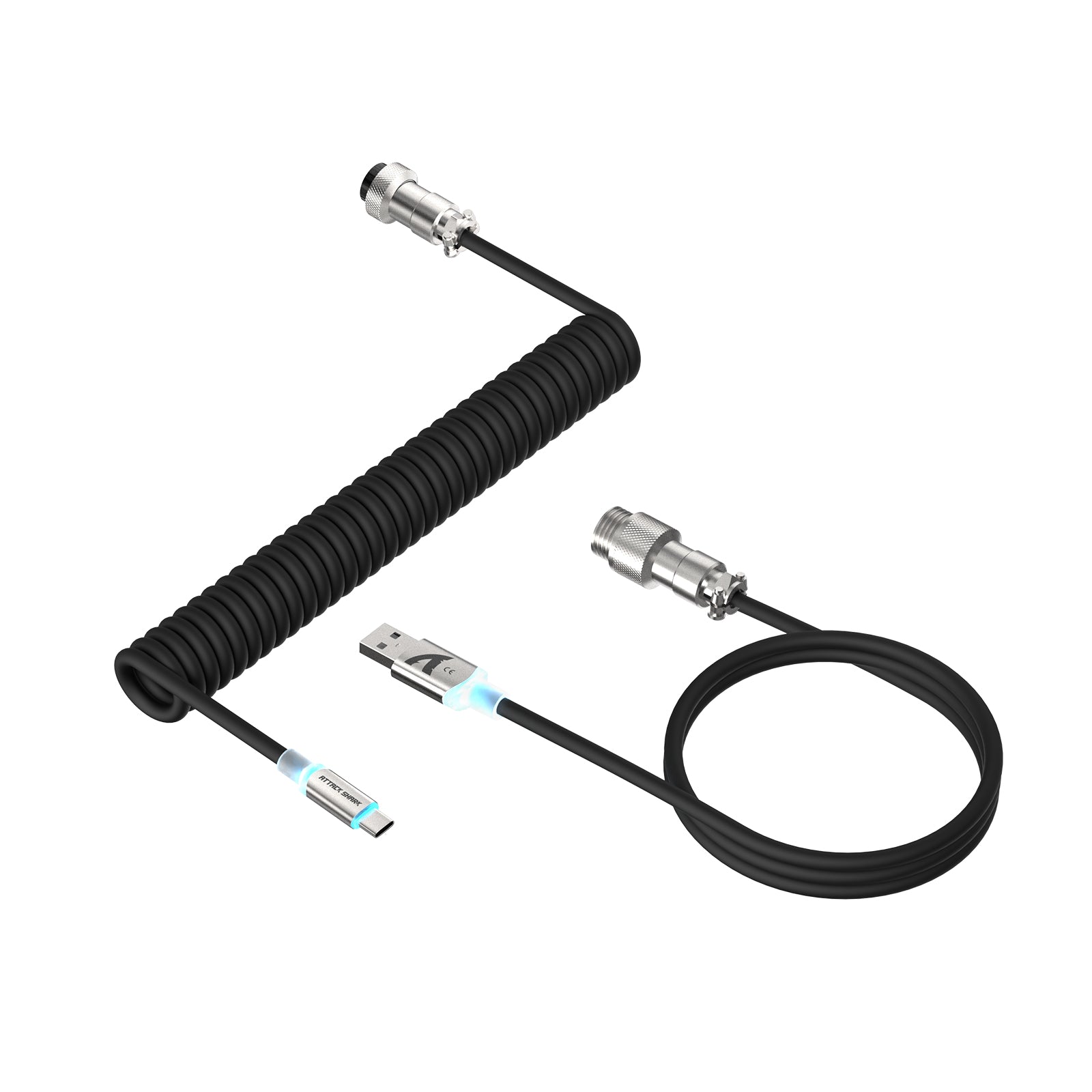 ATTACK SHARK C01Ultra Cavo Aviatore Personalizzato per Tastiera Magnetica 8KHz