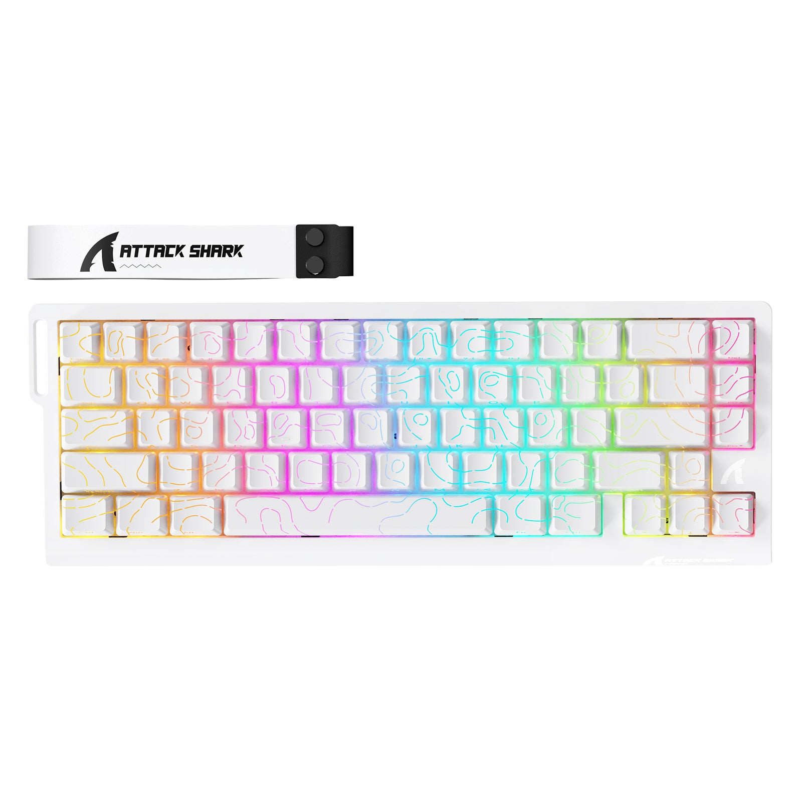 ATTACK SHARK X68PRO HE Tastiera Wireless Rapid Trigger con Switch Magnetico