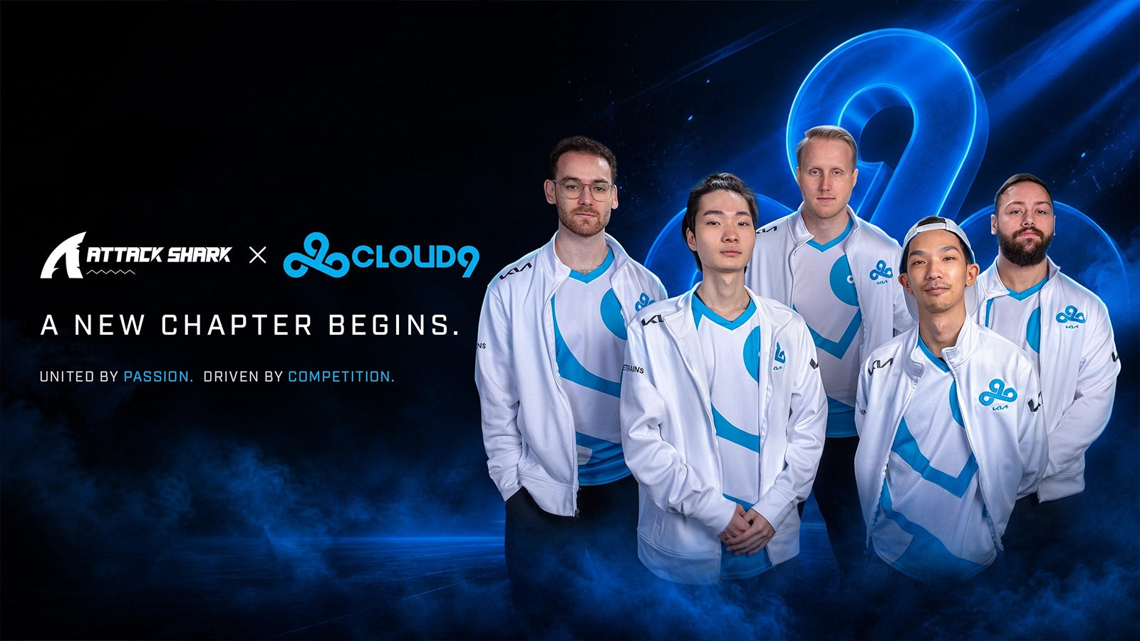 ATTACK SHARK annuncia una partnership strategica con il team di League of Legends Cloud9 Kia
