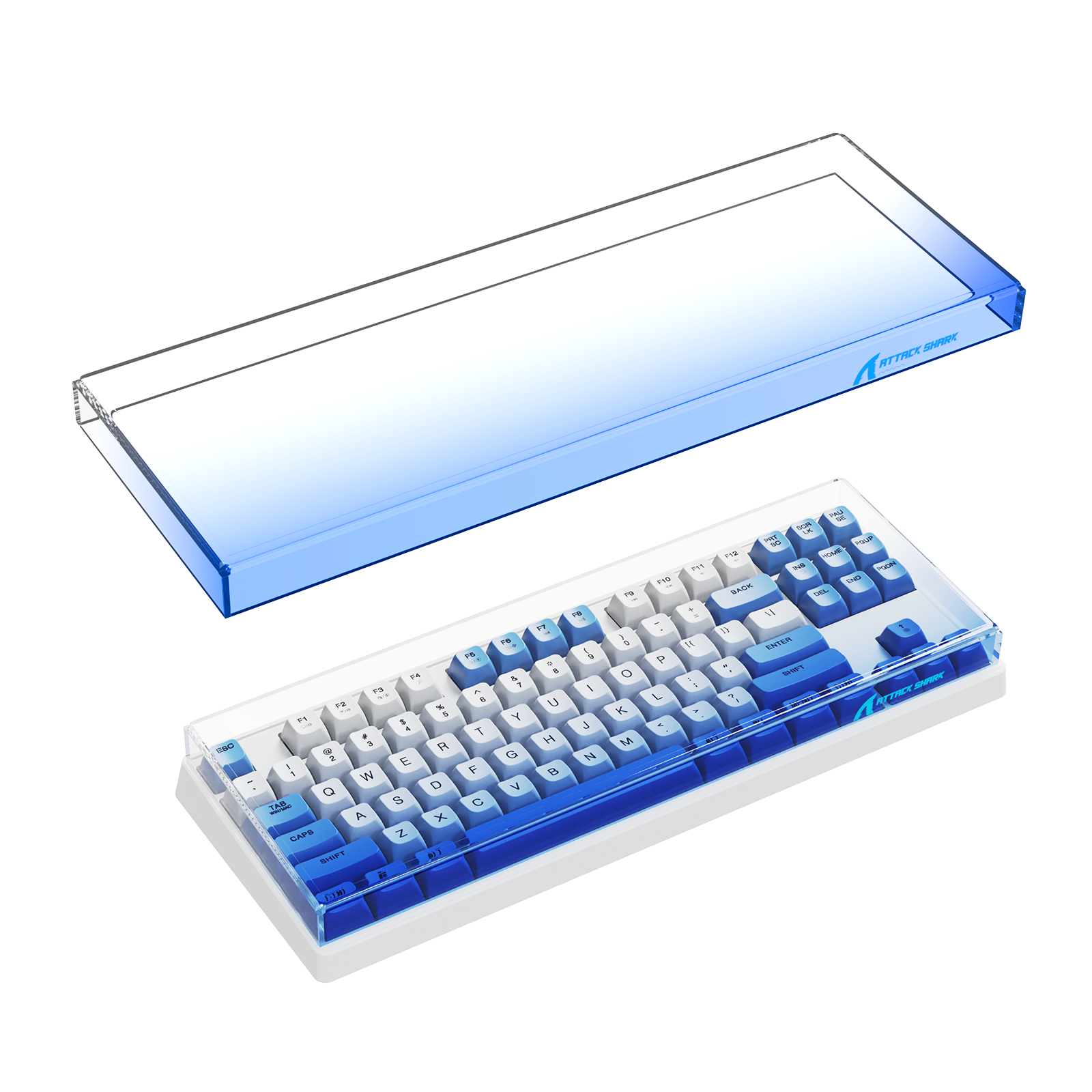 ATTACK SHARK 87 Tasti Tastiera Copertura Antipolvere