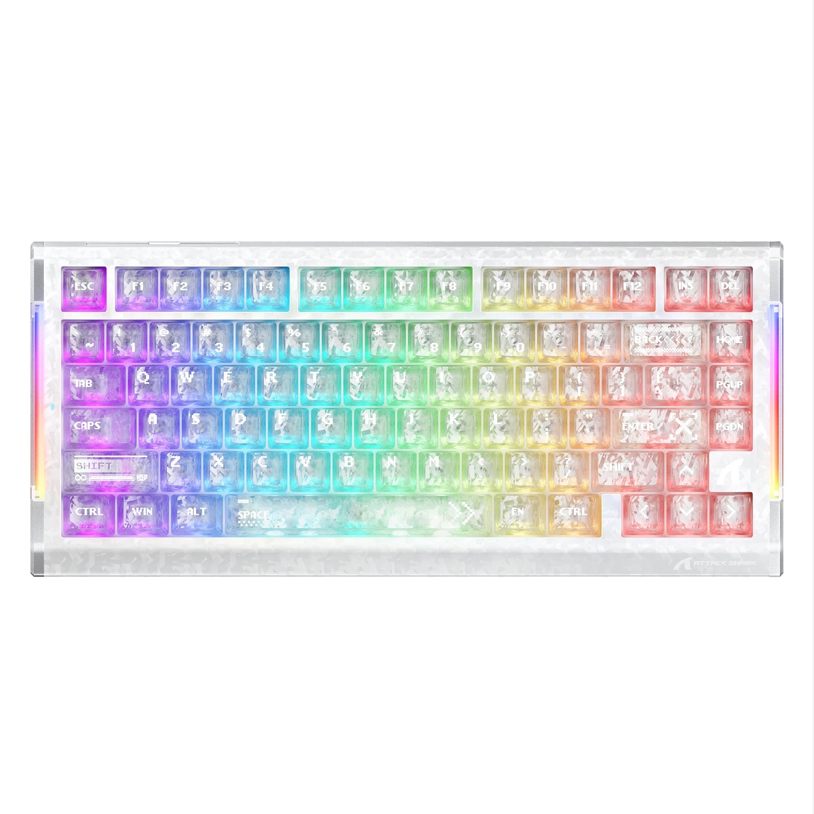 ATTACK SHARK R86 HE Tastiera con trigger rapido in fibra di carbonio e switch magnetici