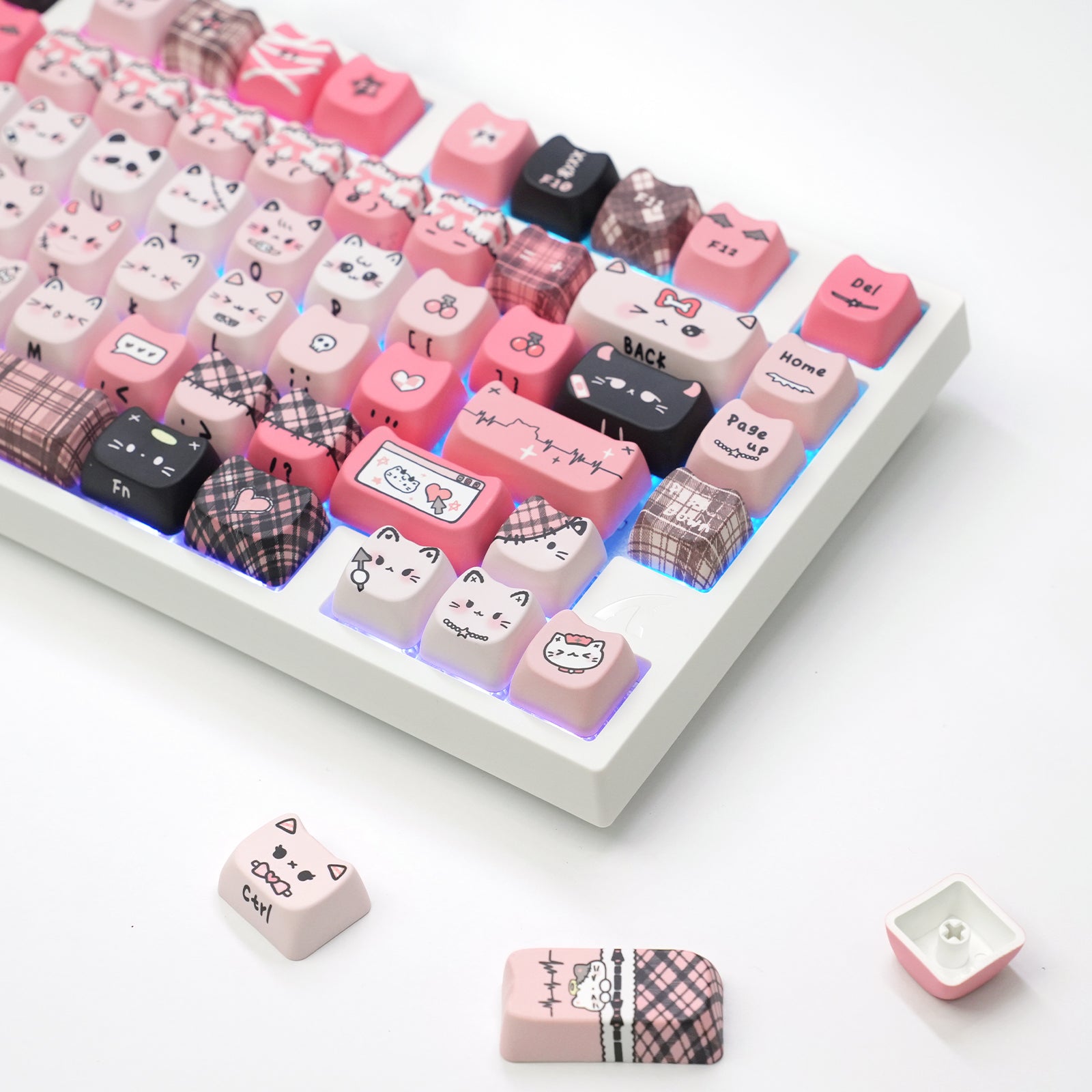 ATTACK SHARK SK05 118/119 tasti, keycap PBT, MOA, ANSI