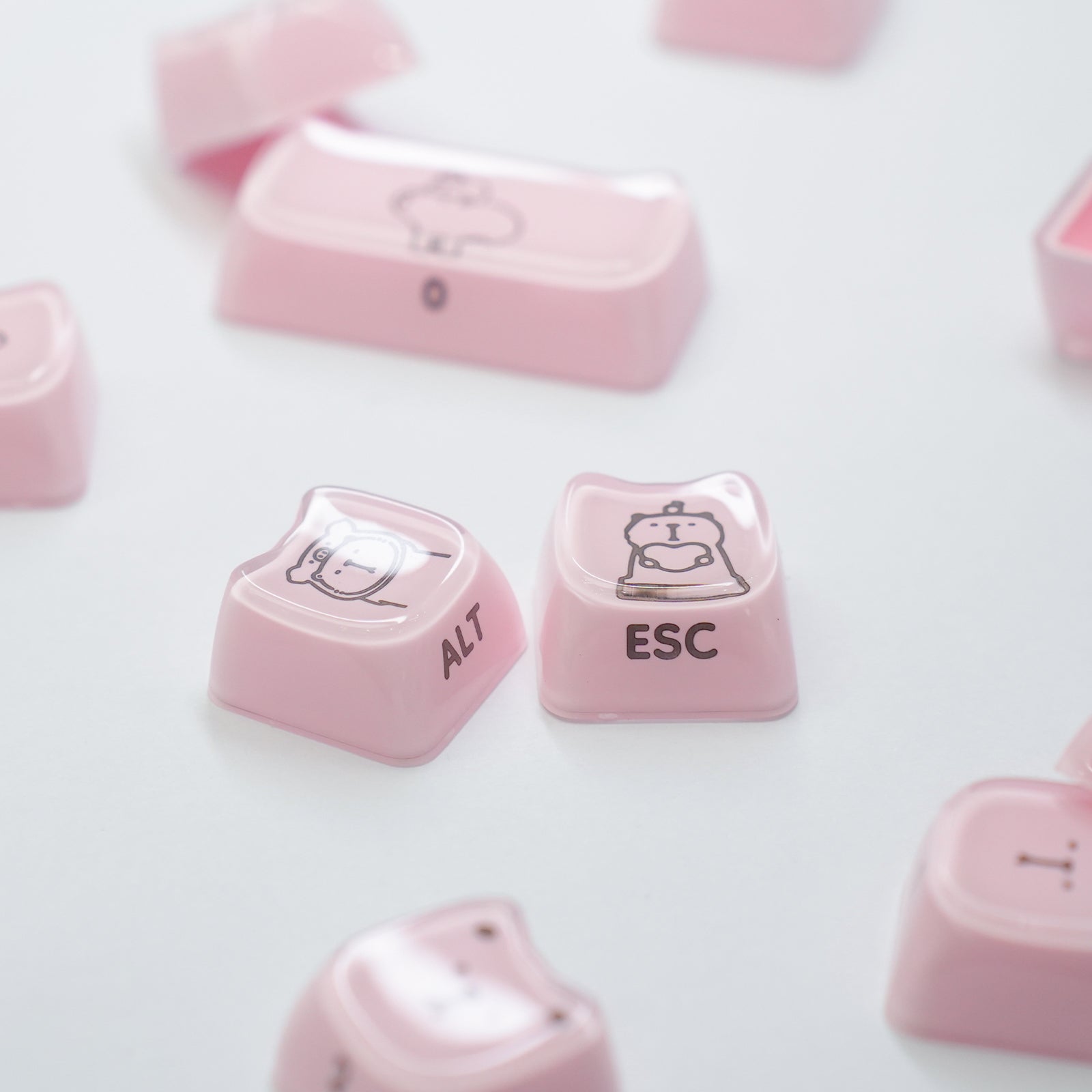 ATTACK SHARK SK05 118/119 tasti, keycap PBT, MOA, ANSI