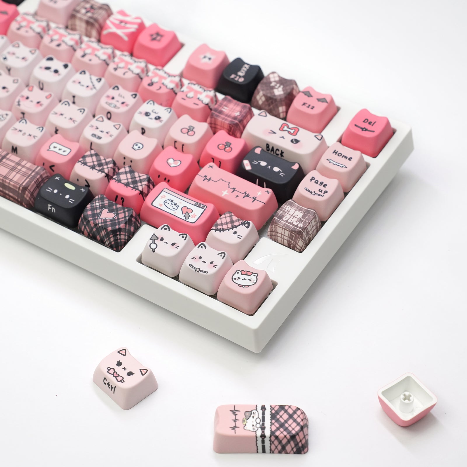 ATTACK SHARK SK05 118/119 tasti, keycap PBT, MOA, ANSI