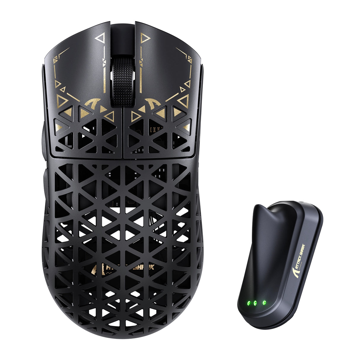 Mouse da gaming wireless 8K in fibra di carbonio ATTACK SHARK R5 TURBO