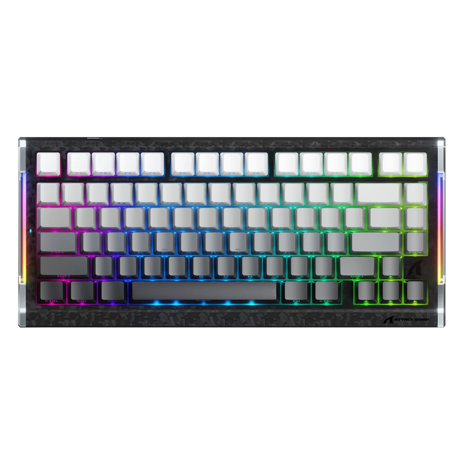 ATTACK SHARK R86 HE Tastiera con trigger rapido in fibra di carbonio e switch magnetici