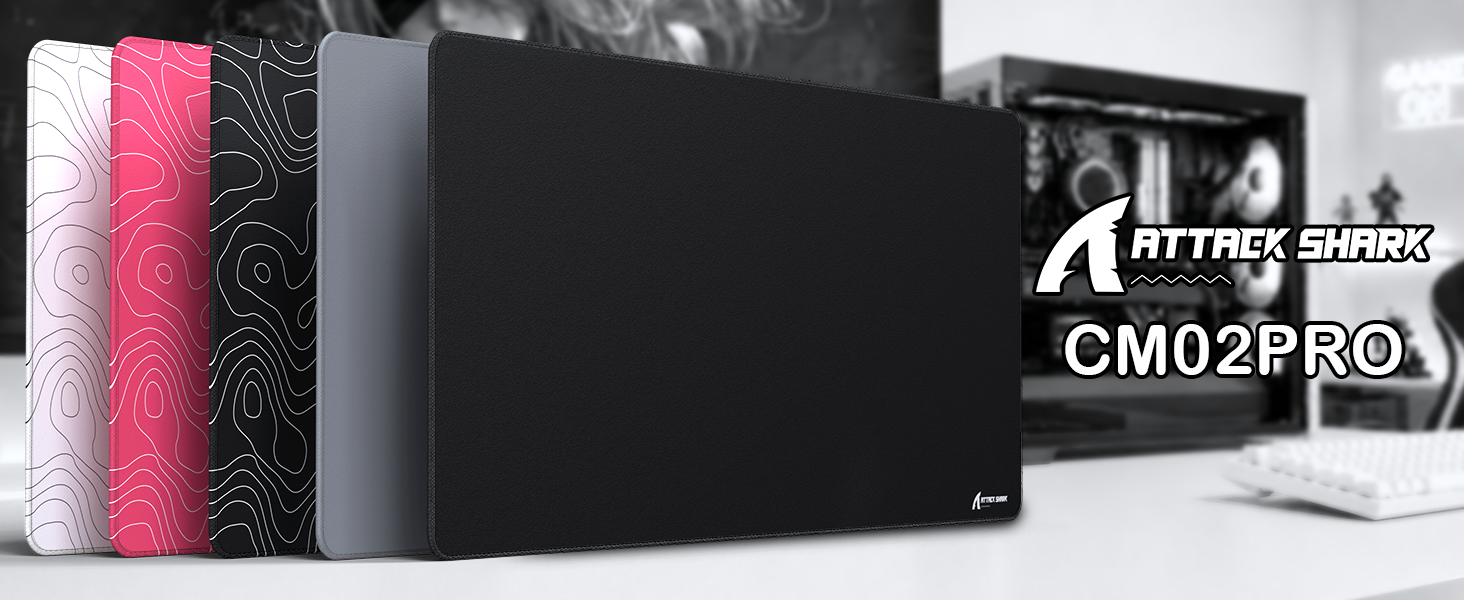 ATTACK SHARK CM02PRO Mousepad da gioco eSport (900x400x4 MM)