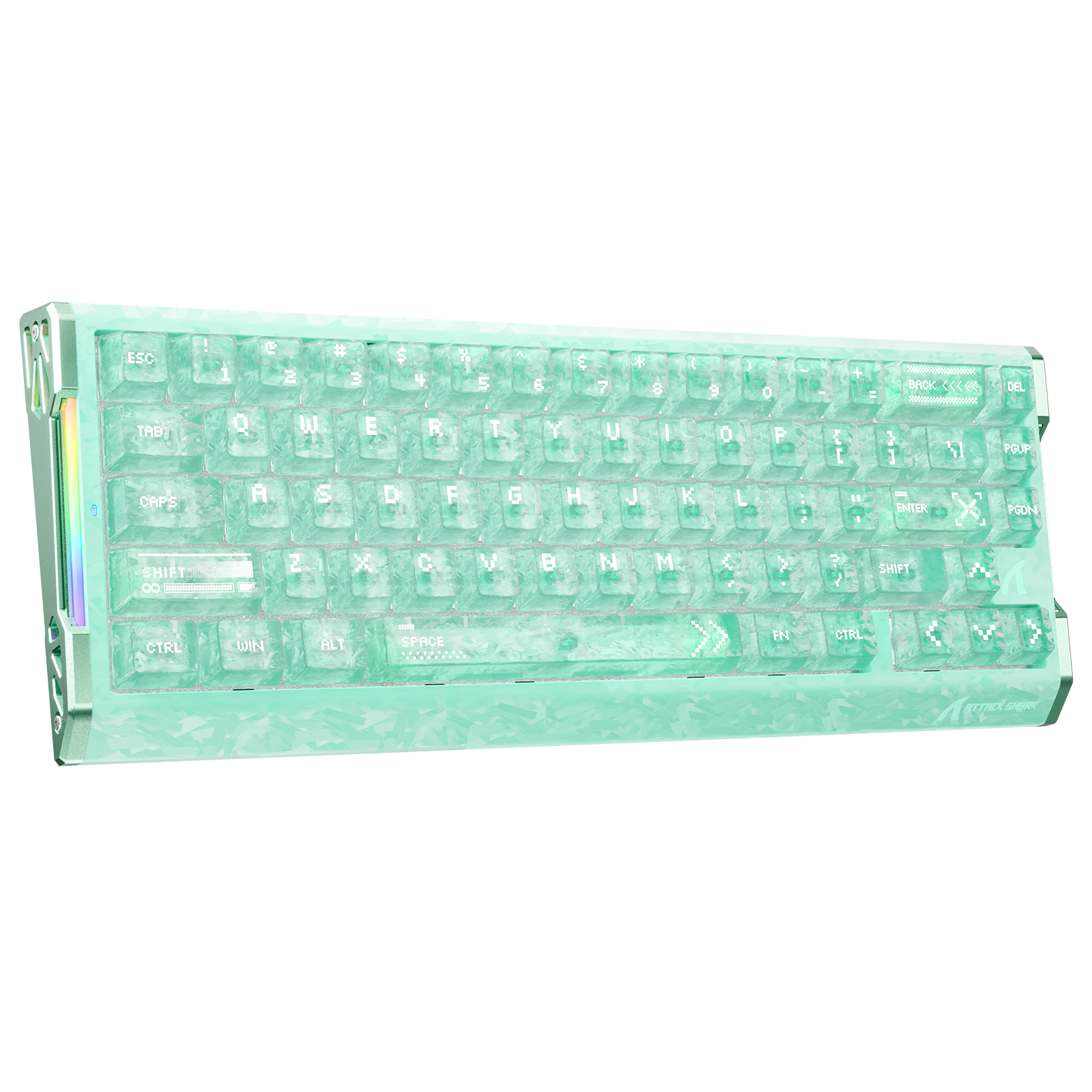 ATTACK SHARK R68 HE Tastiera Rapid Trigger in fibra di carbonio con interruttore magnetico