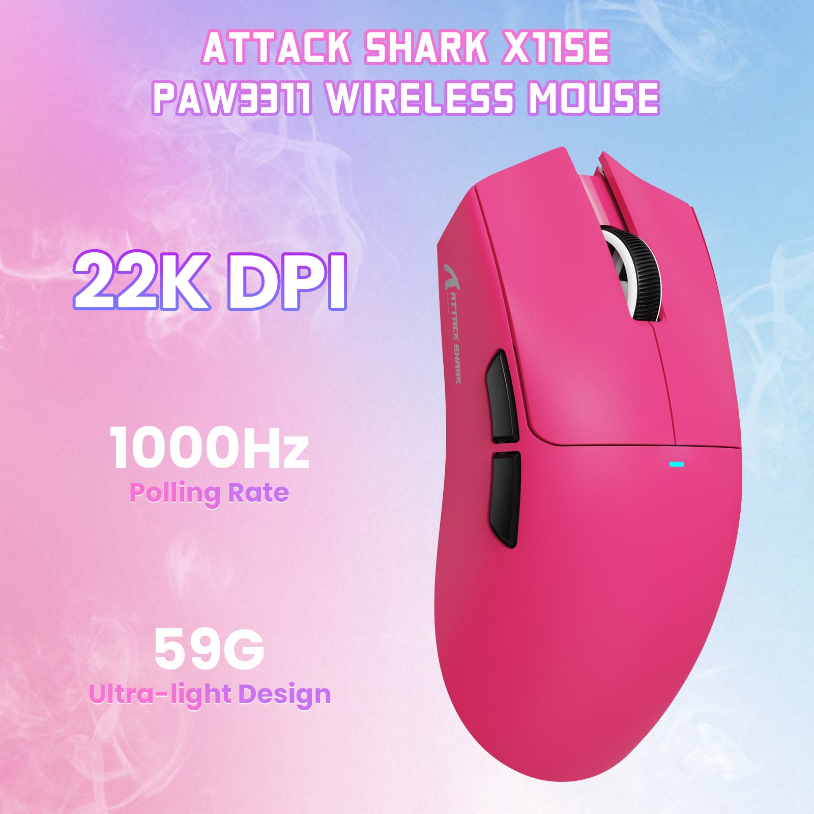 ATTACK SHARK X11SE Mouse da Gaming Wireless