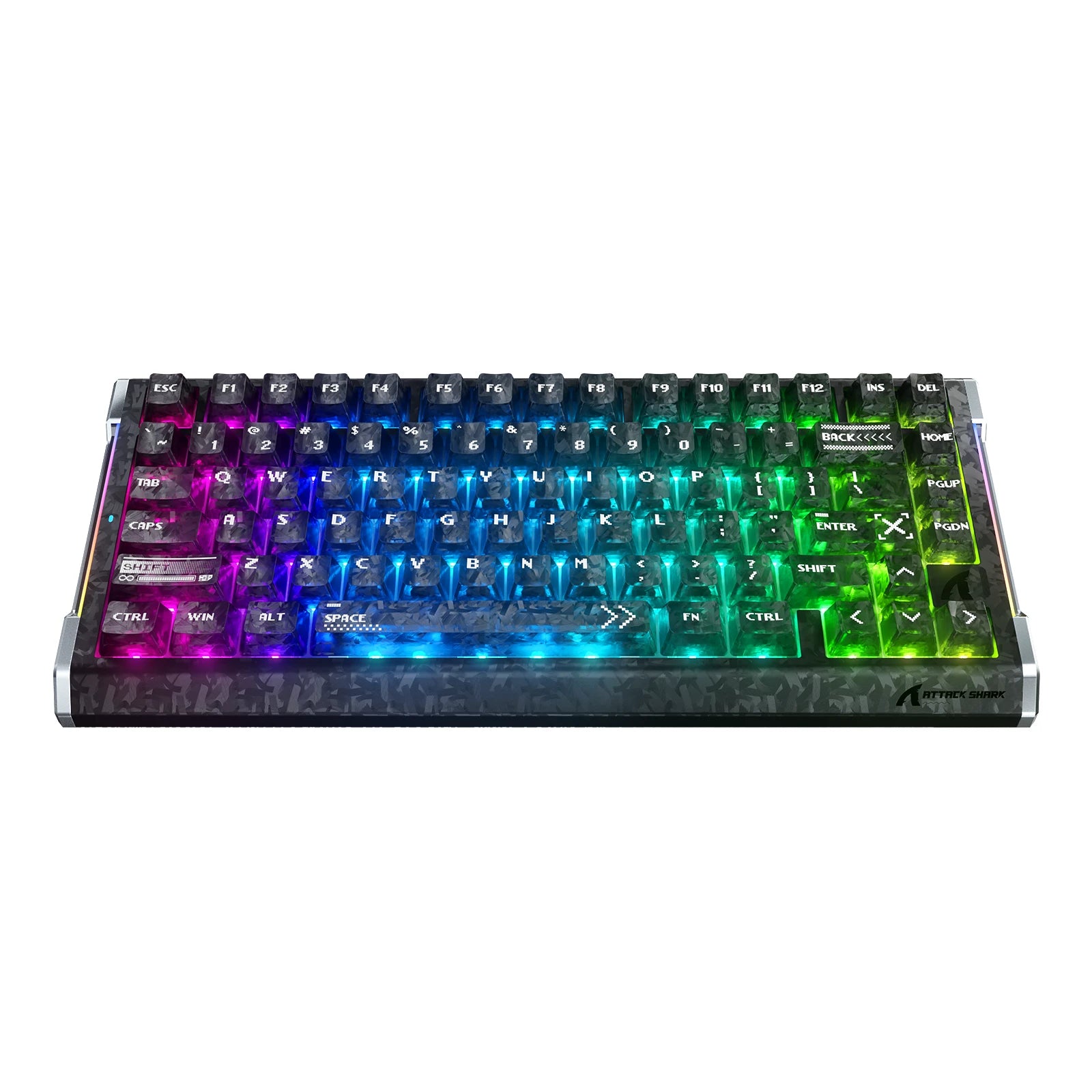 ATTACK SHARK R86 HE Tastiera con trigger rapido in fibra di carbonio e switch magnetici