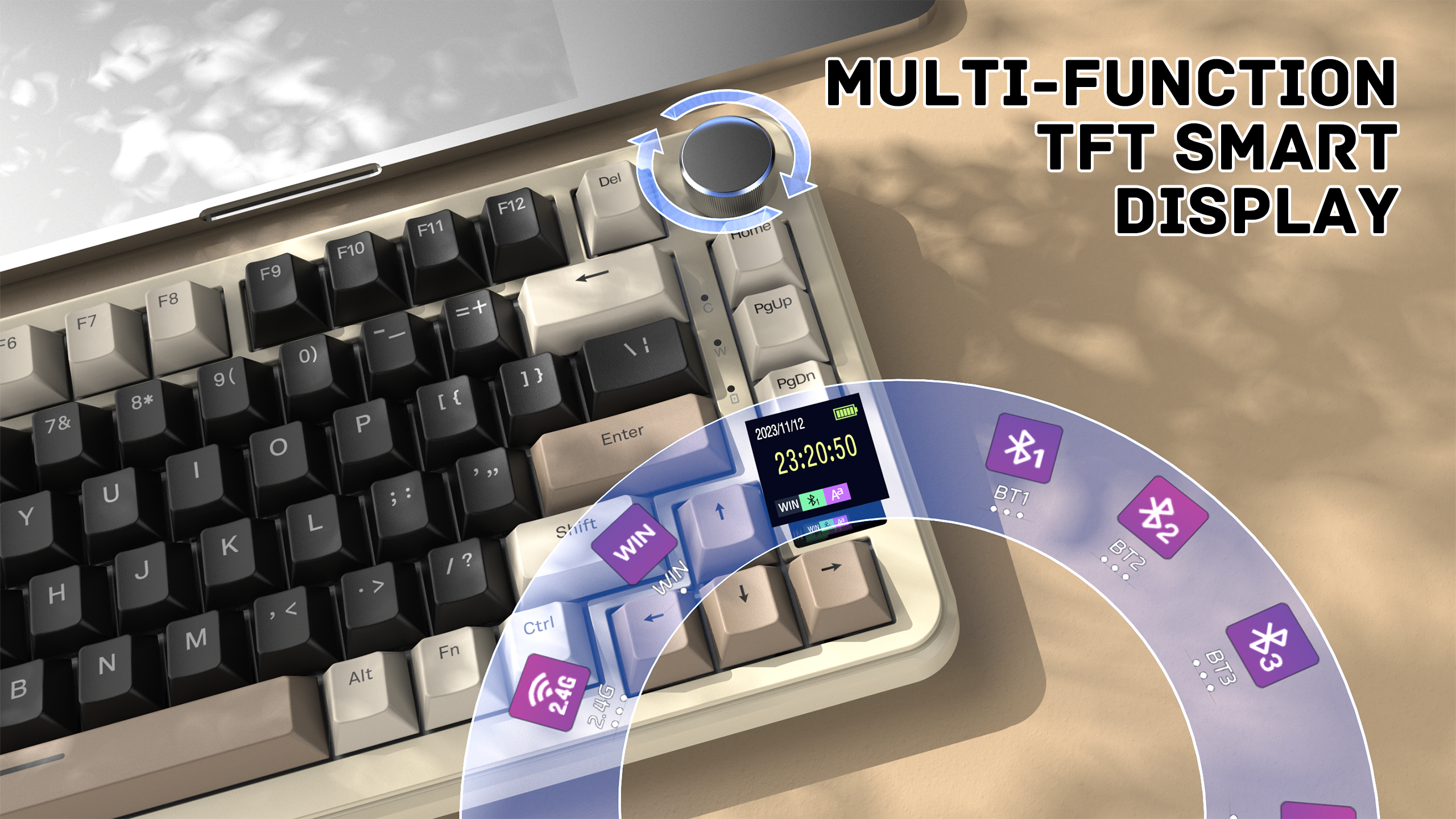 Tastiera Meccanica ATTACK SHARK X85PRO Tri-mode con Guarnizione