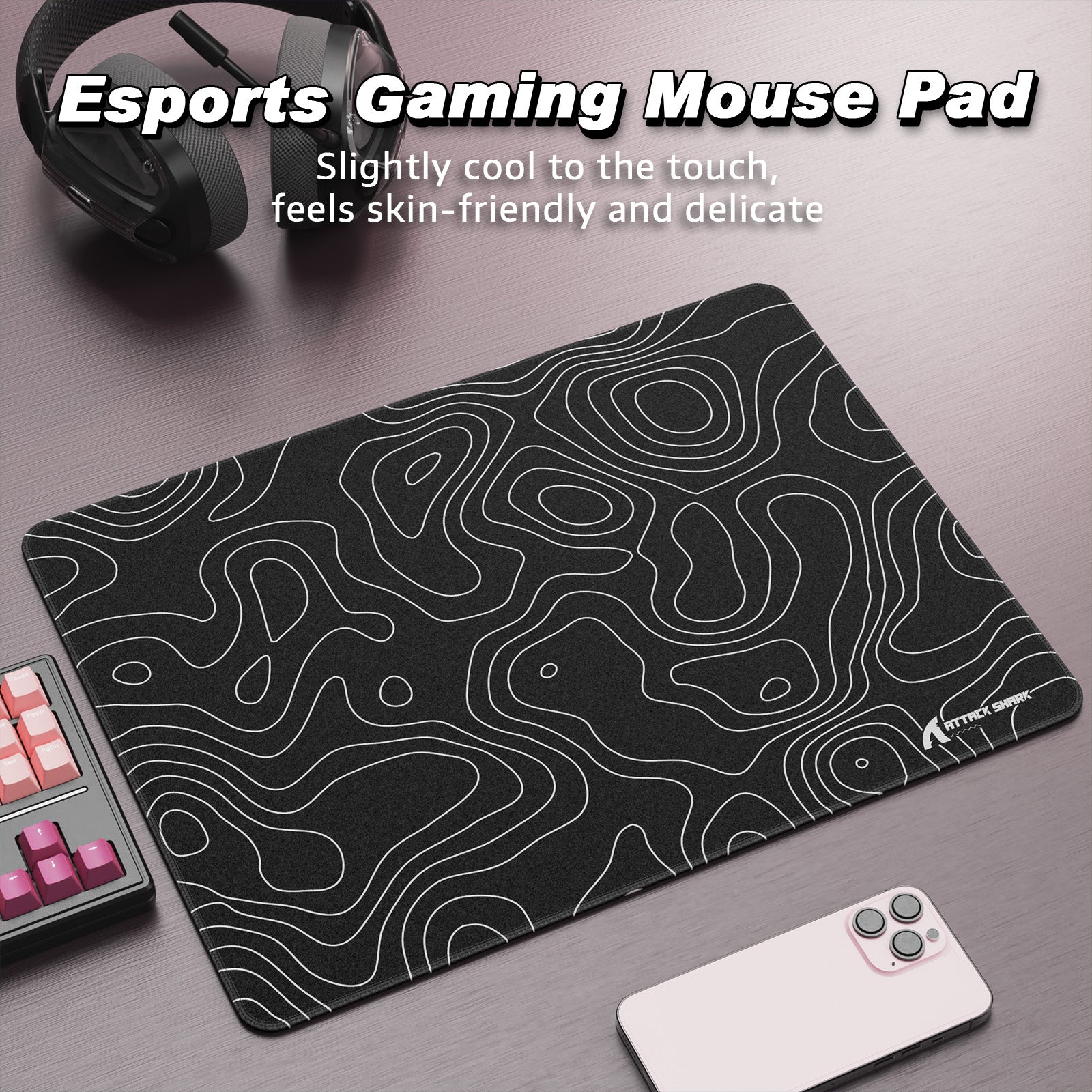 ATTACK SHARK CM02SE Mousepad da gioco eSport (410x310x4 MM)