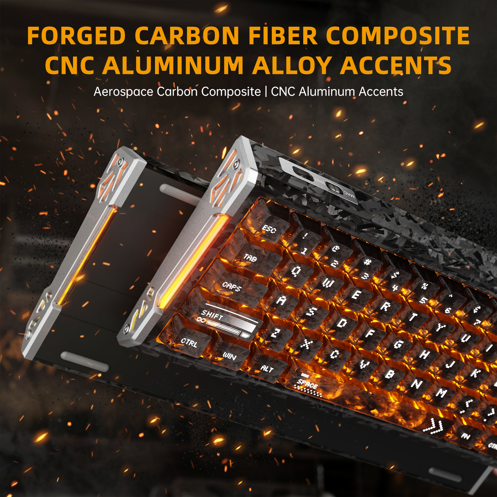 ATTACK SHARK R68 HE & R11 ULTRA Bundle da gioco in fibra di carbonio con cavo a spirale C01 ULTRA