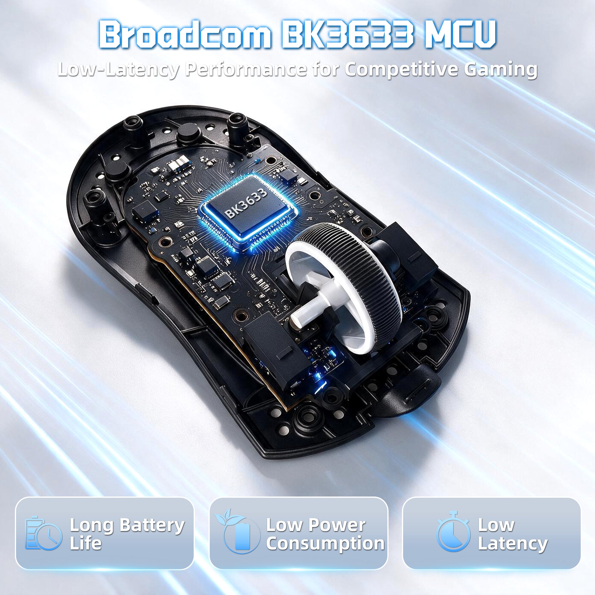 Mouse da gioco wireless ATTACK SHARK X11 PRO V2 con dock di ricarica e display TFT