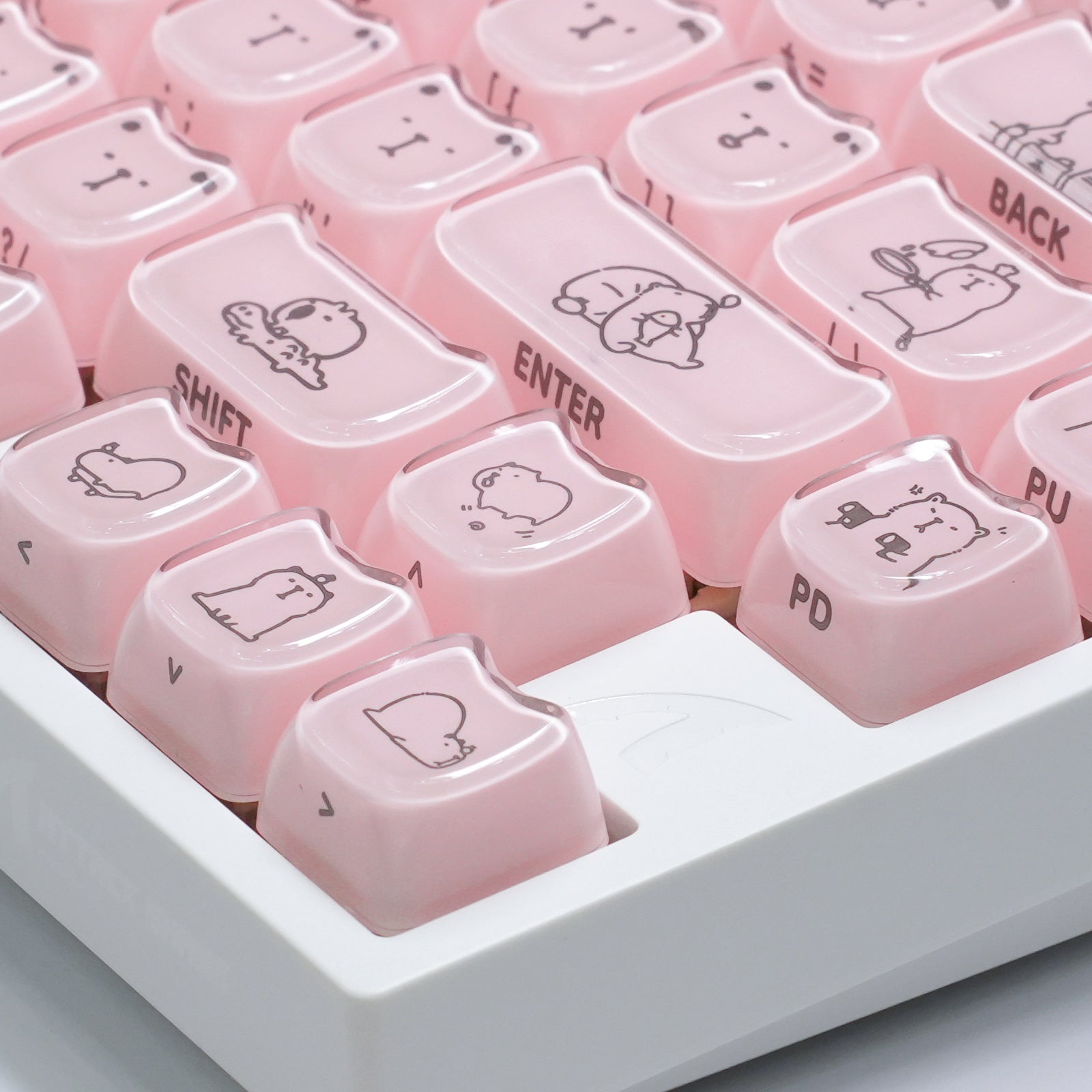 ATTACK SHARK SK05 118/119 tasti, keycap PBT, MOA, ANSI