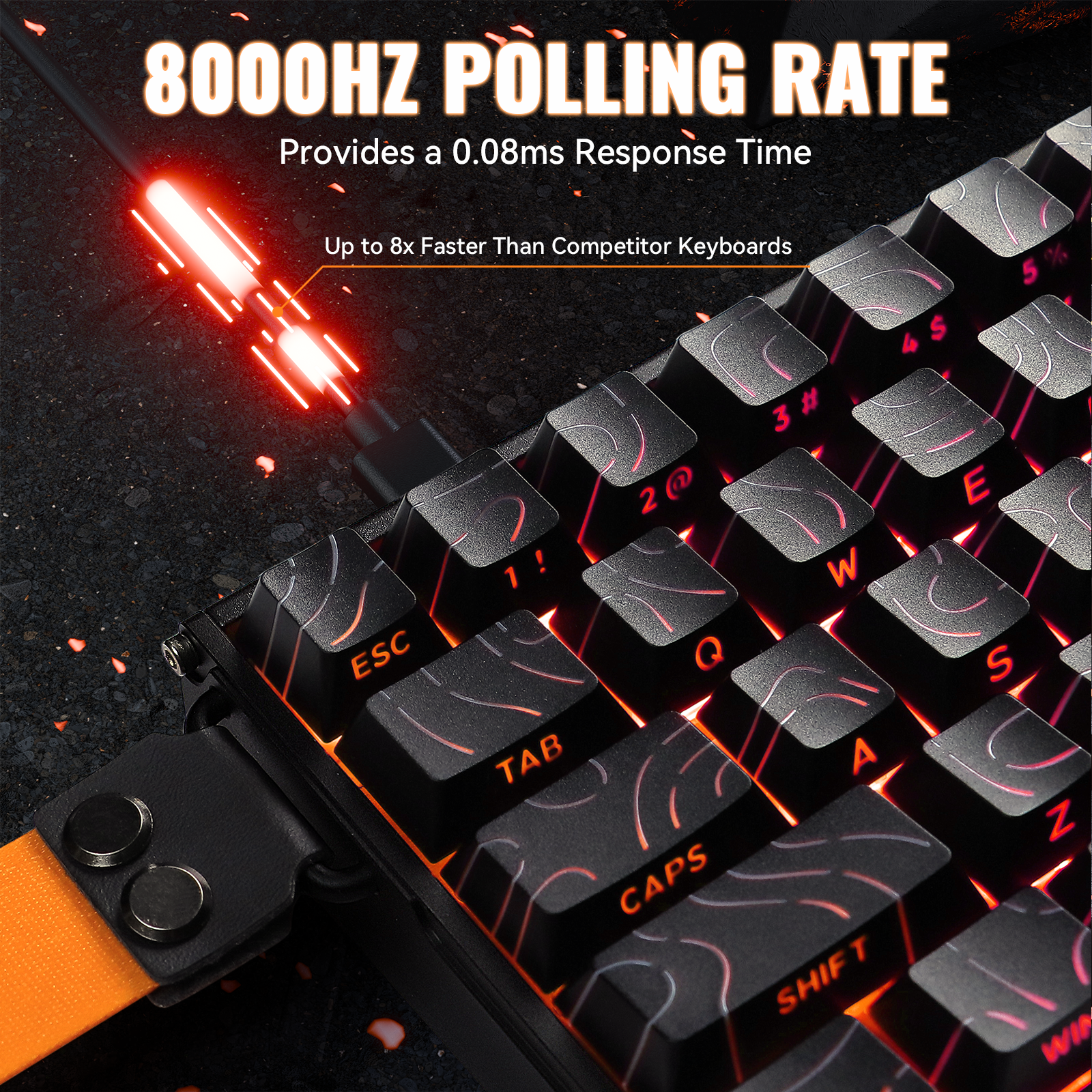 ATTACK SHARK X68MAX HE Tastiera in Alluminio Rapid Trigger con Switch Magnetico