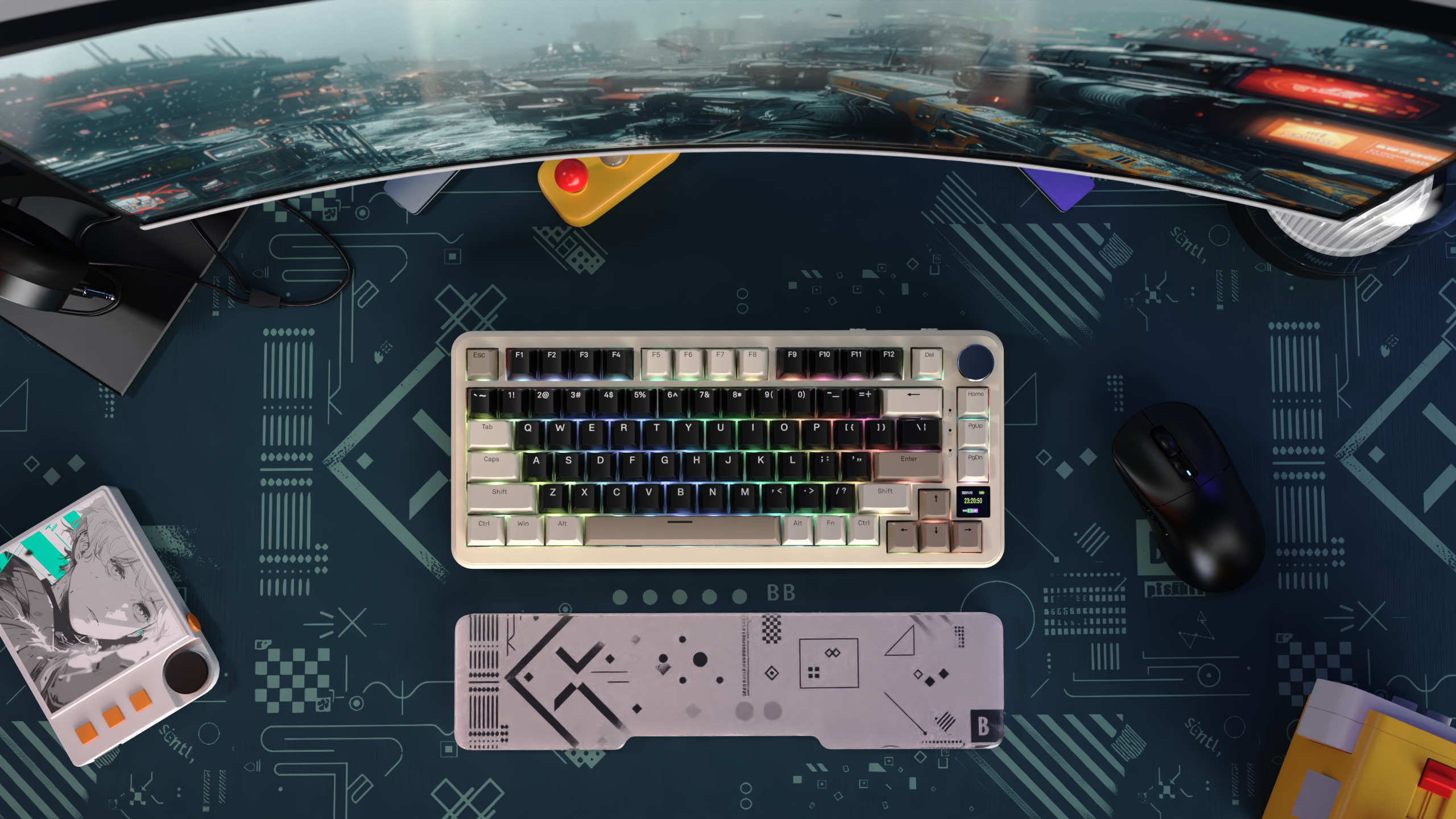 Tastiera Meccanica ATTACK SHARK X85PRO Tri-mode con Guarnizione