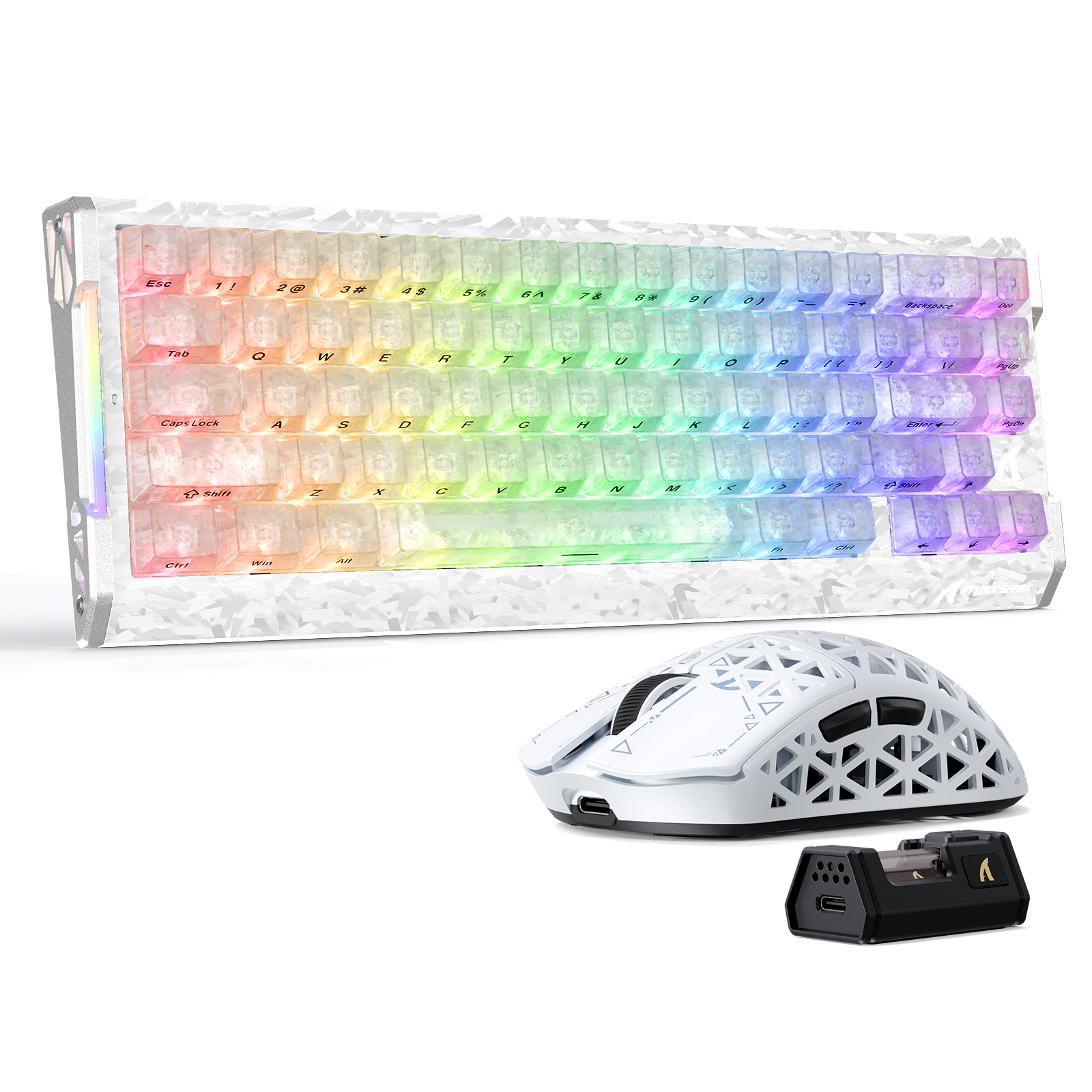 Bundle gaming ATTACK SHARK R68 HE e R5 ULTRA in fibra di carbonio